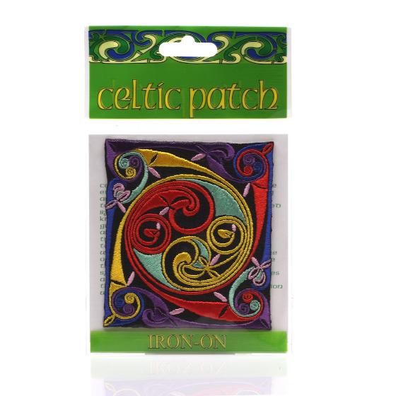 Rectangle Celtic Spiral Patch in bag