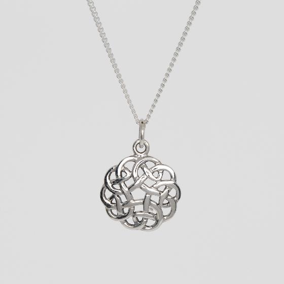 Celtic Knotwork Sterling Silver Pendant No. 2