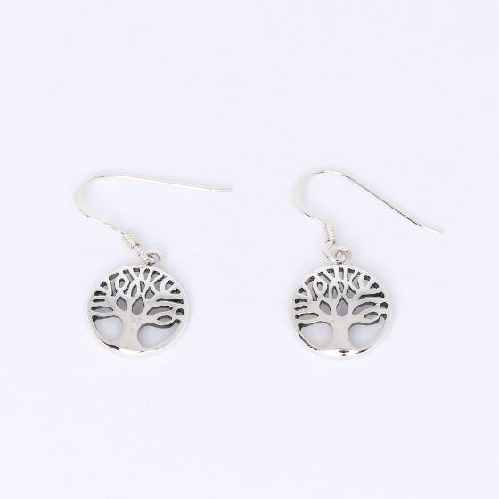 Small Tree of Life Sterling Silver Earrings No. 1