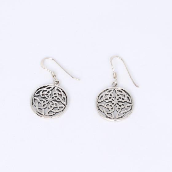Celtic Knotwork Sterling Silver Earrings No. 1
