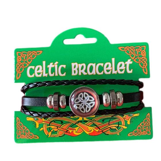 Celtic Trinity Knot Pattern Picture Bracelet