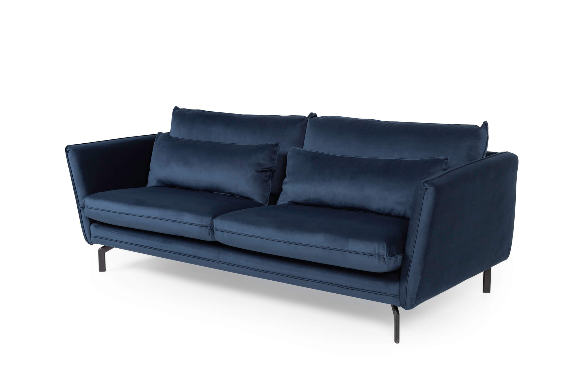 Cheshire 3 Seater Sofa - Navy Velvet