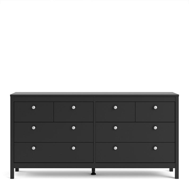 8 drawer chest black sale