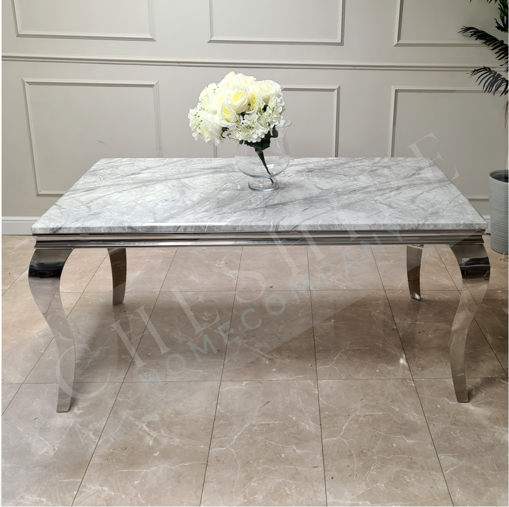 grey marble top table