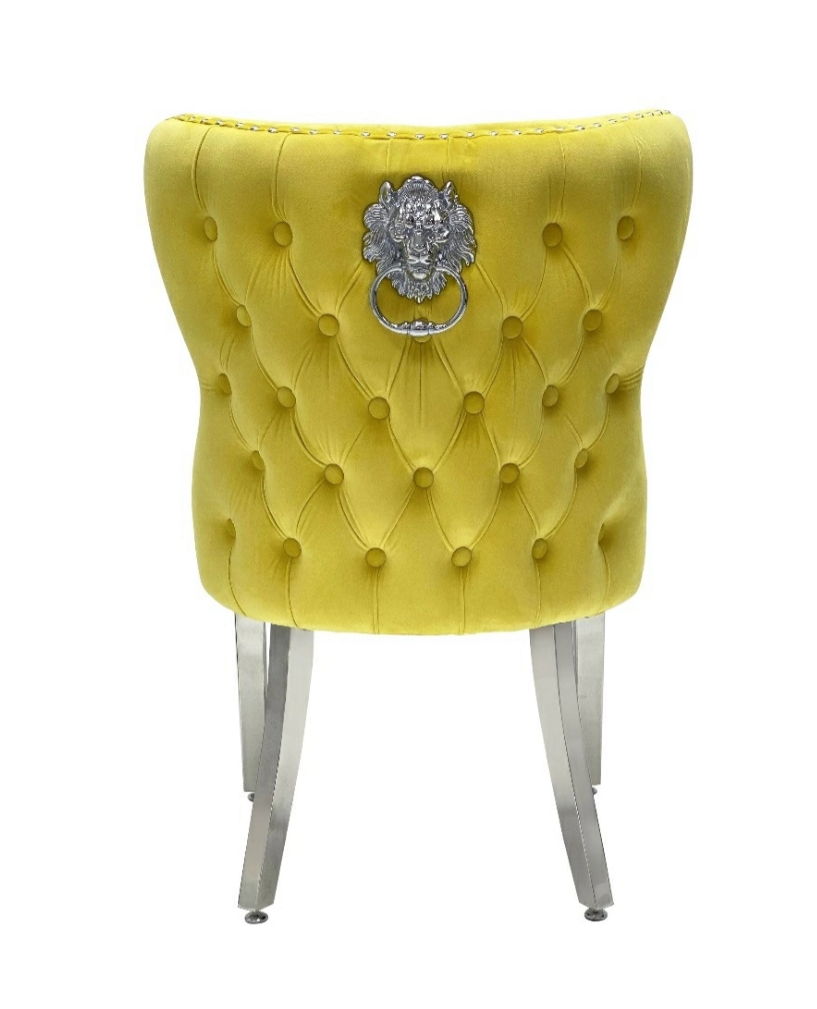 Louis Mustard Dining Chair