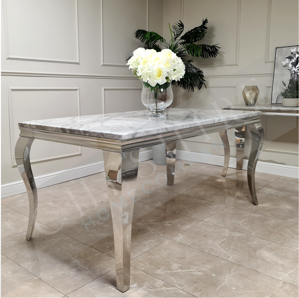 White and deals grey marble table