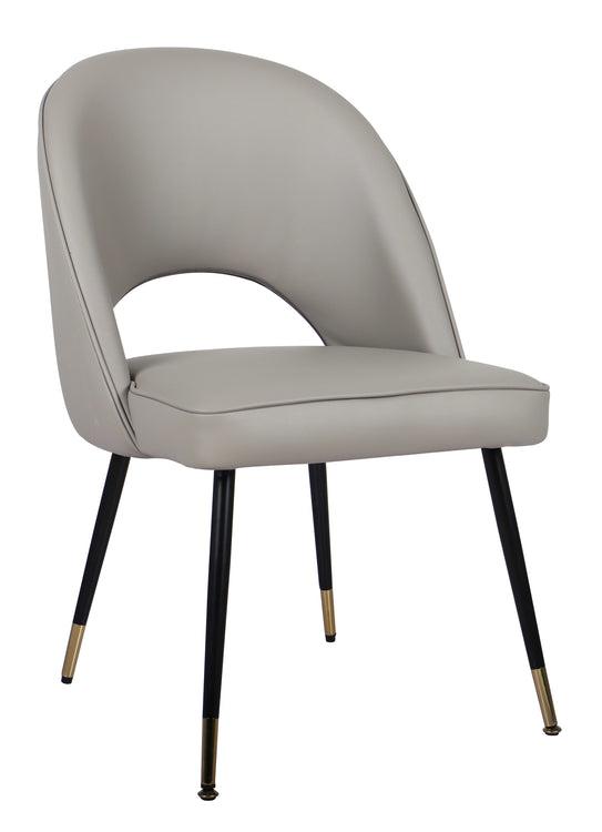 Venice Grey PU Dining Chair