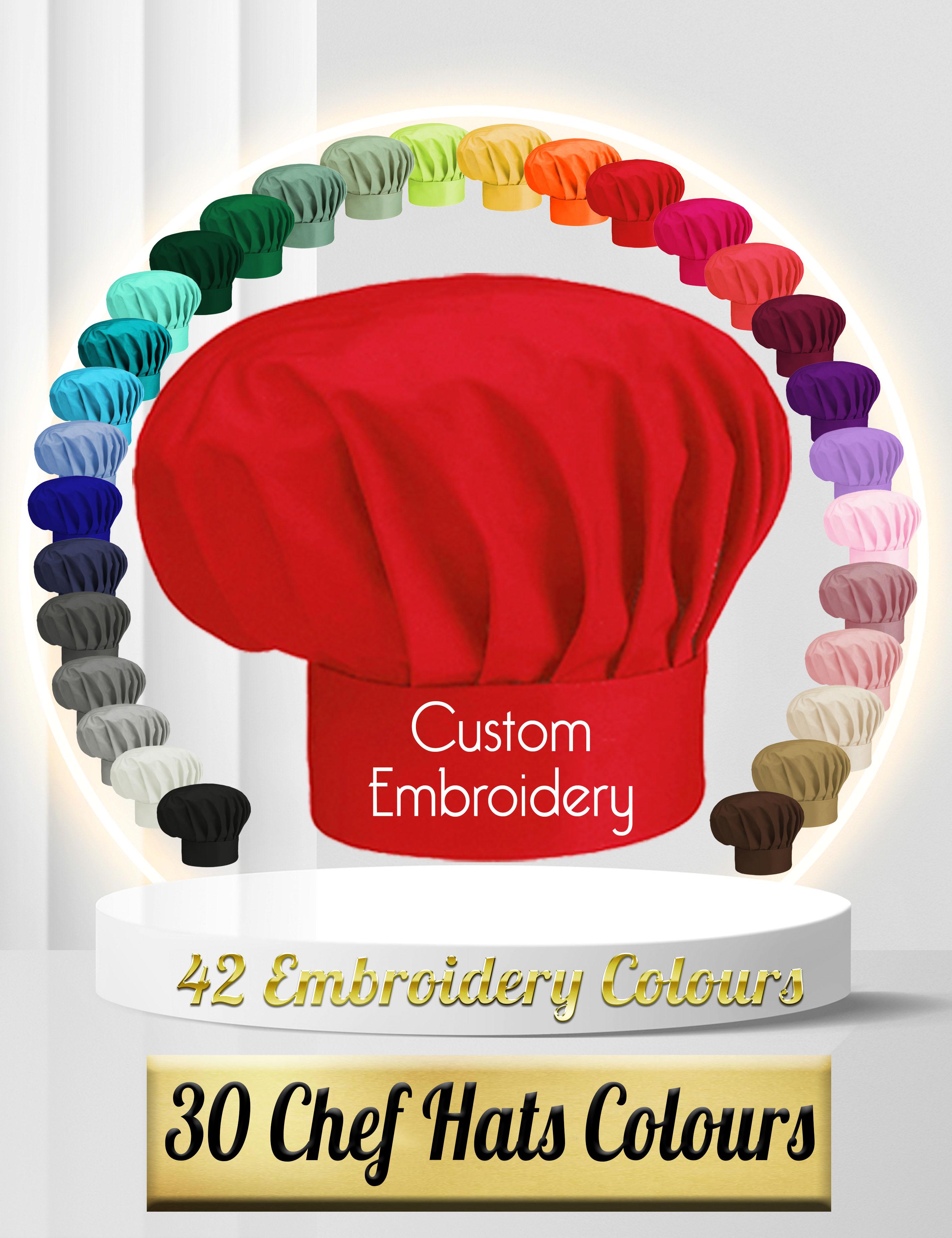 Embroidered Chef Hat