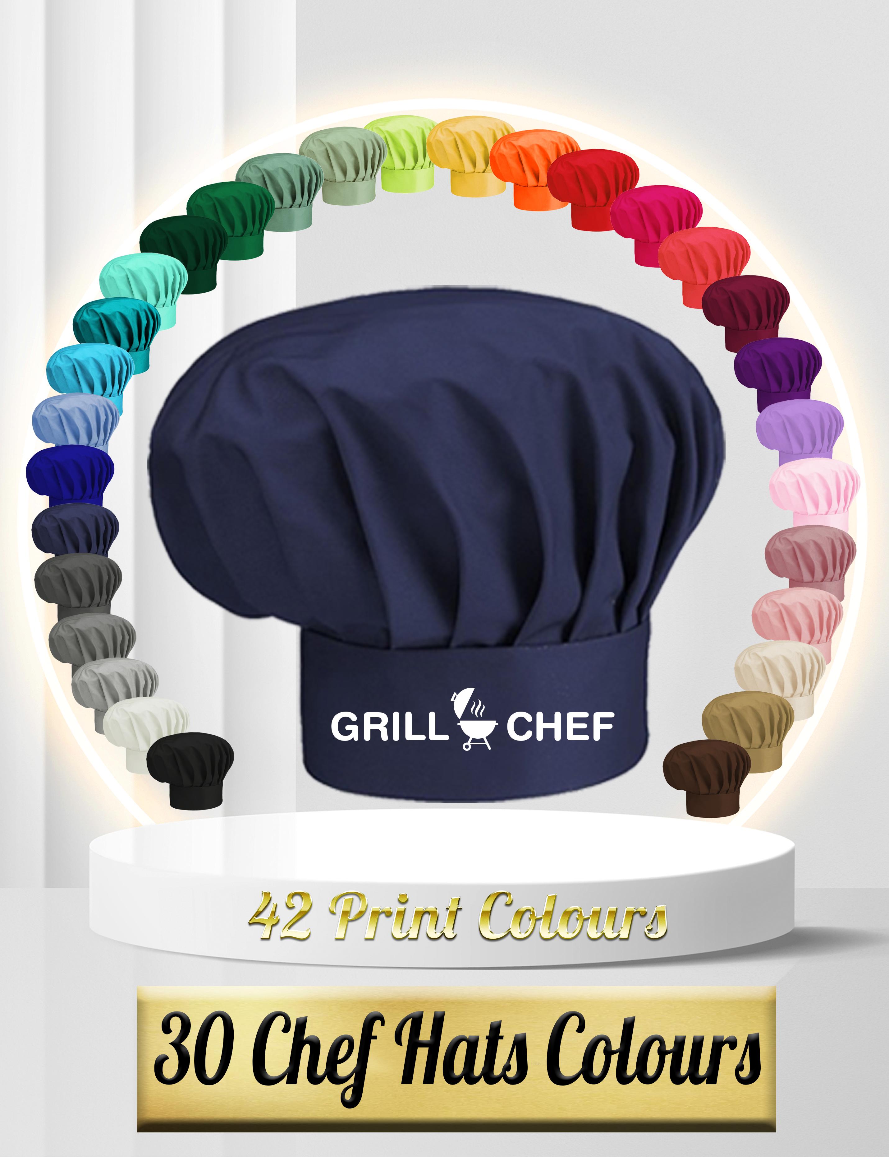 Grill Chef hat Printed