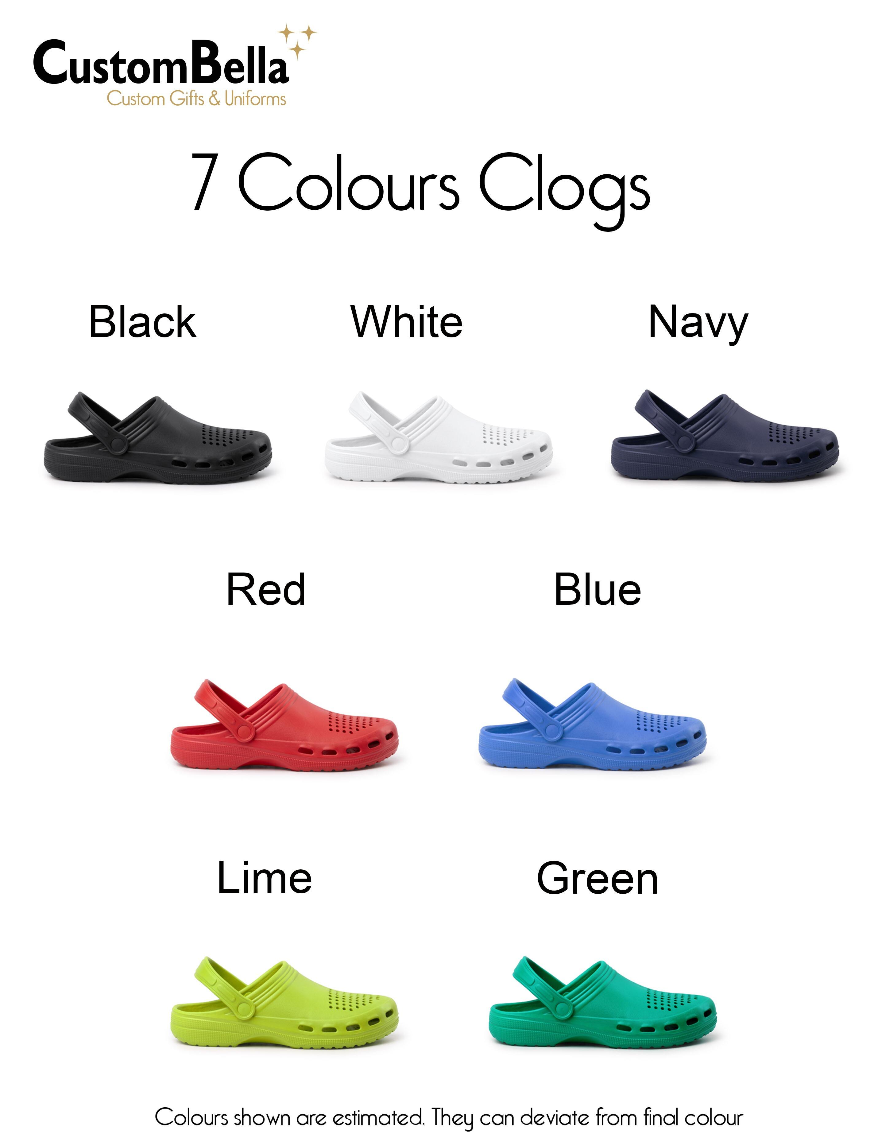 Crocs for beauty & spa center white