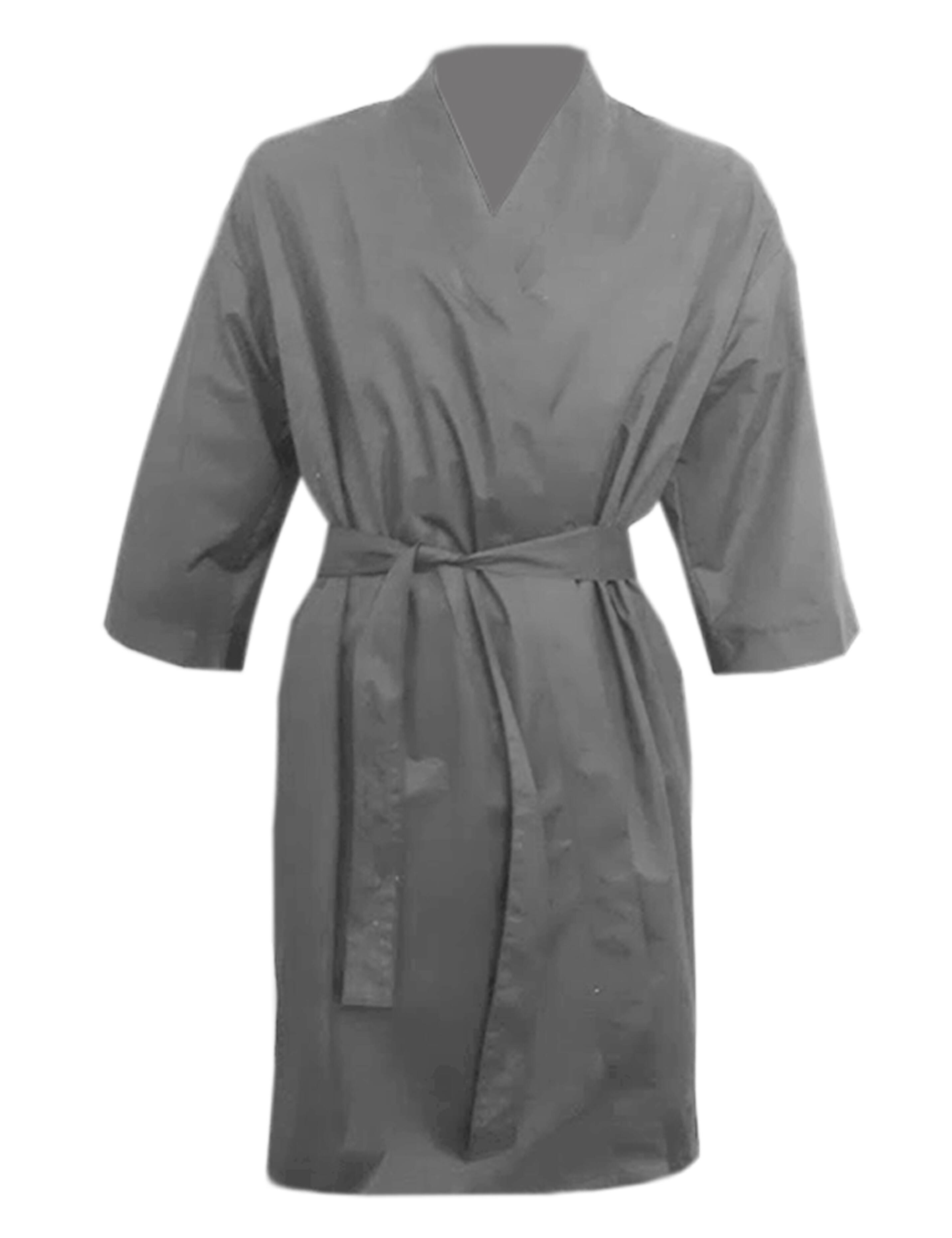 Nibano Hairdressing Kimono Gown Grey