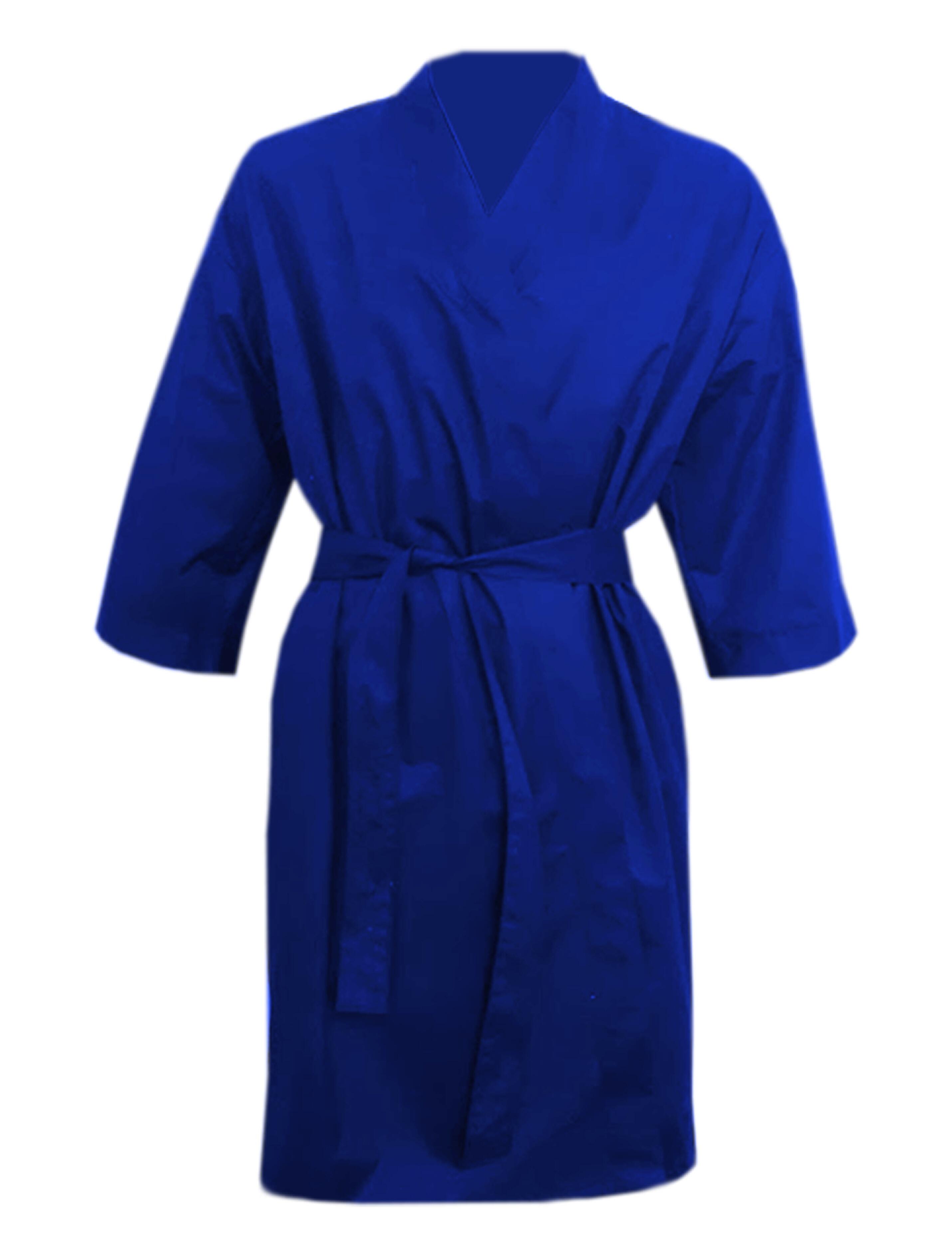 Nibano Hairdressing kimono gown Royal Blue