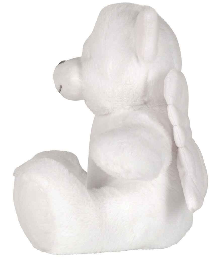 Custom wedding gift angel bear white