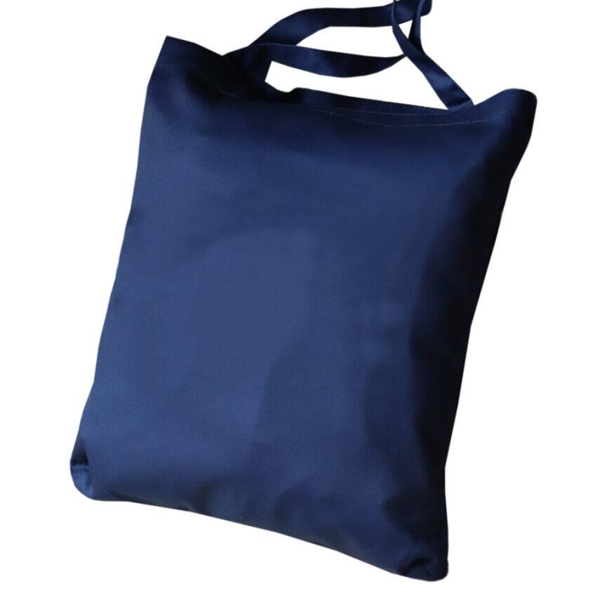 Navy polycotton tote bag