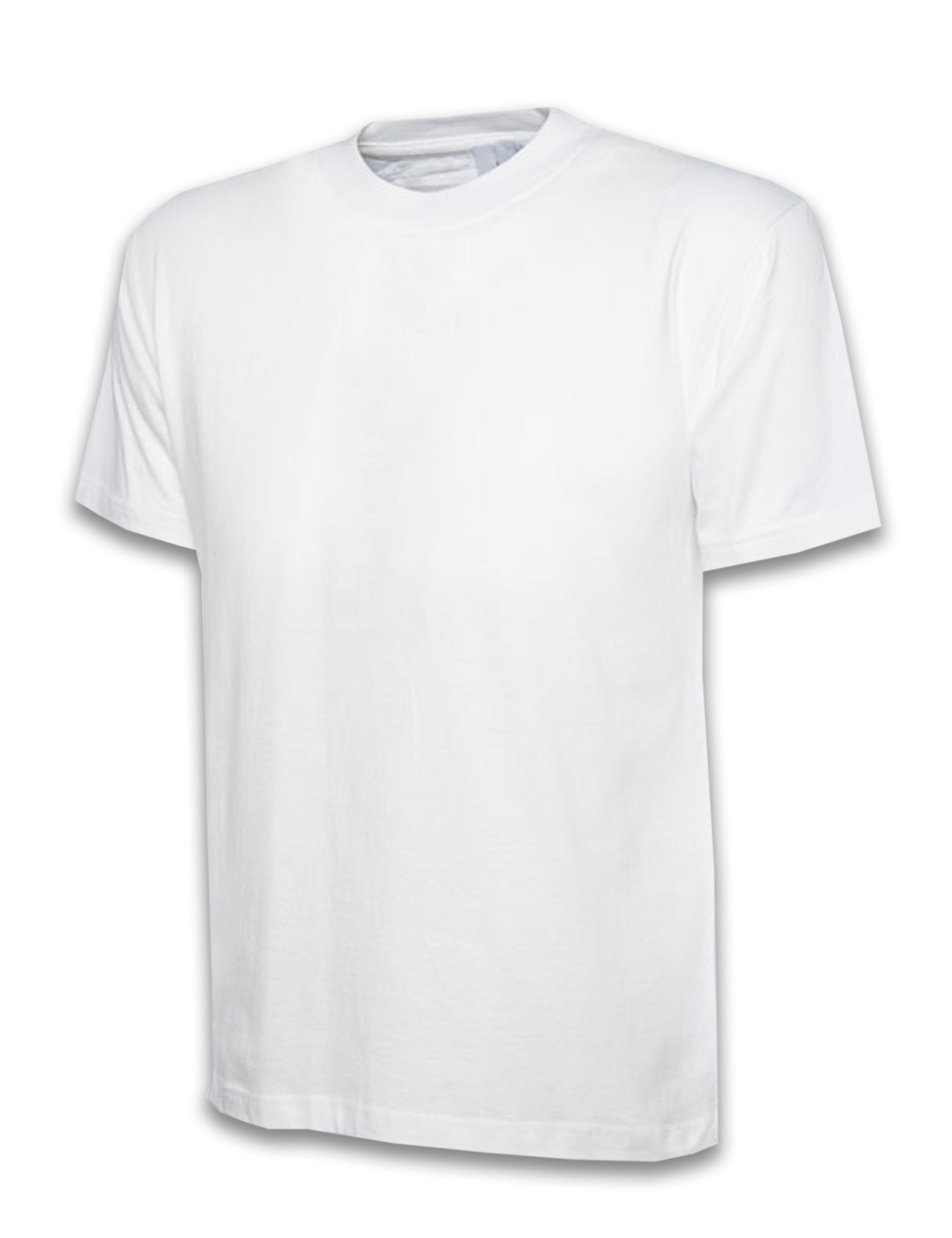 Durable White children’s t-shirt suitable for school or activities