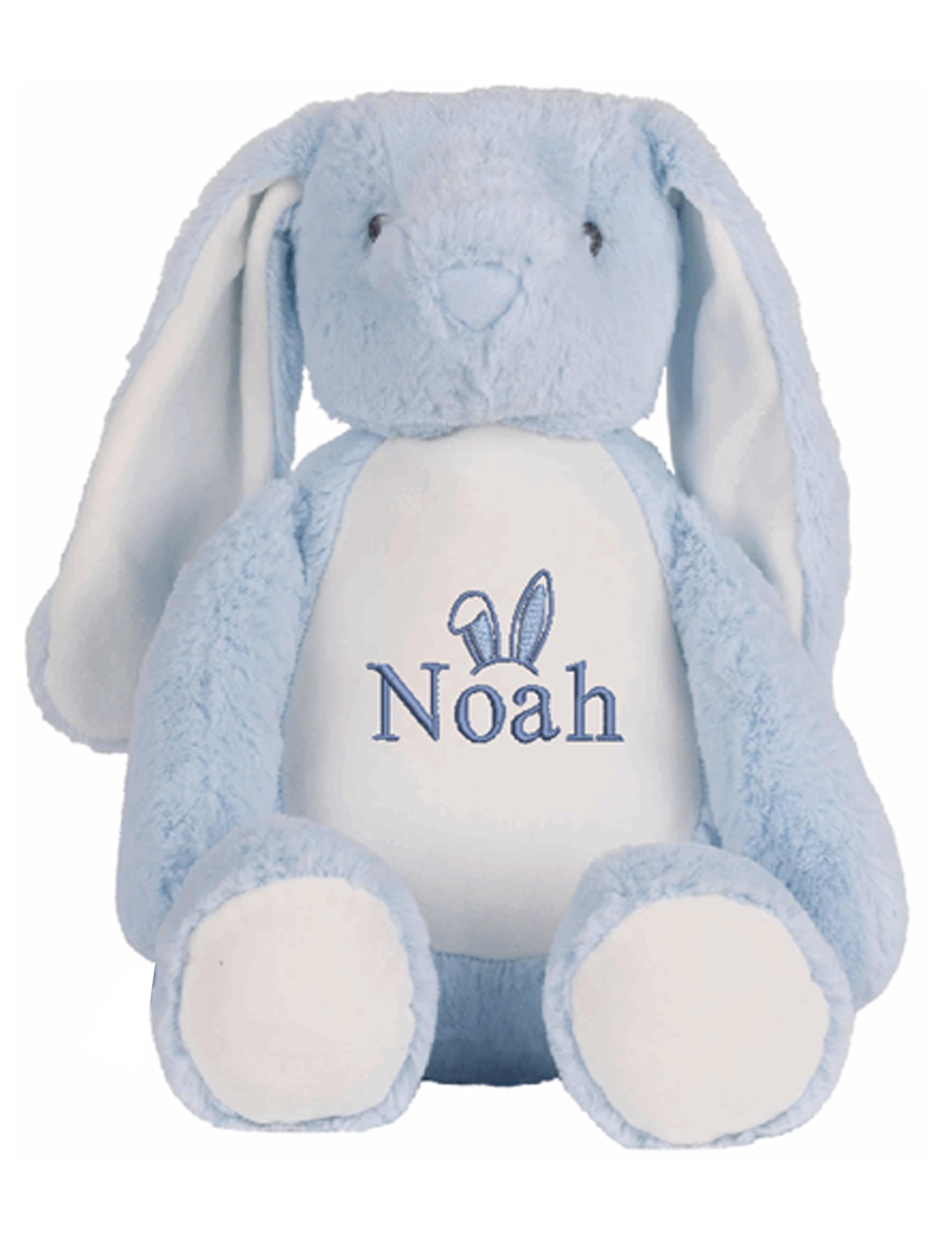 Custom  Light Blue Soft Bunny Large