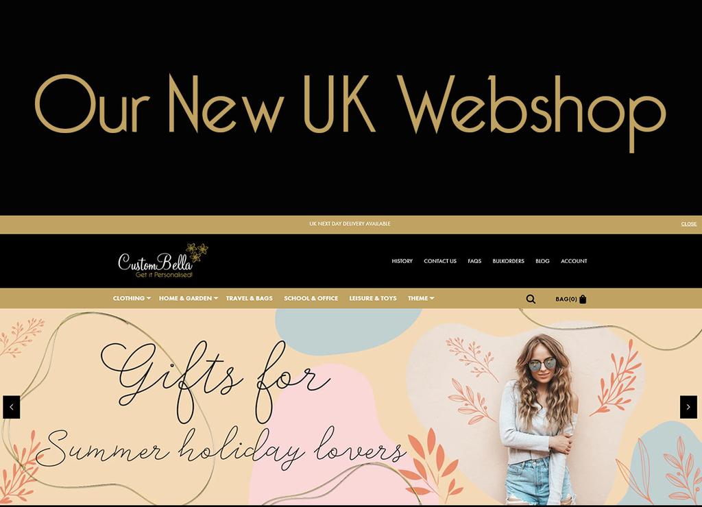 Launch of our new UK webshop custombella.co.uk