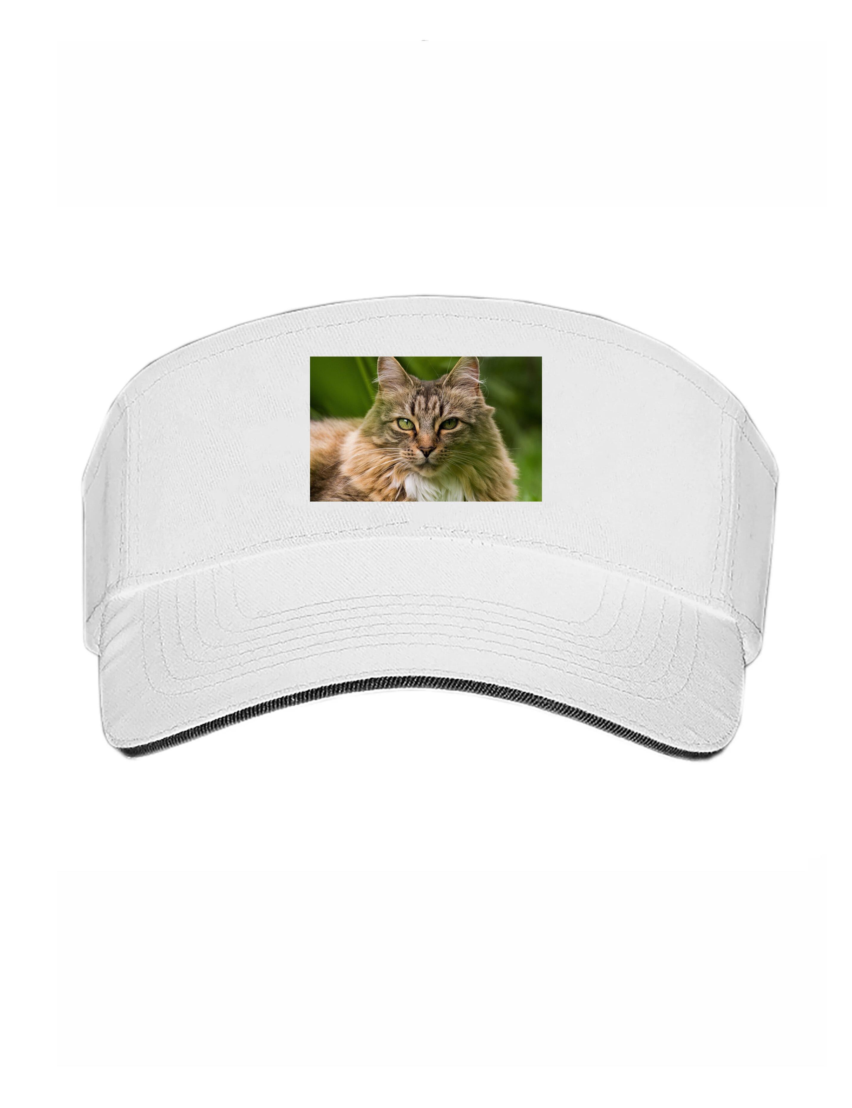 Personalised Sun Visor with Photo White