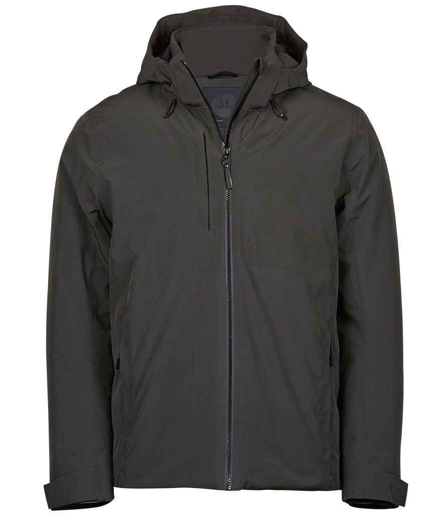 Personalised Breathable Winter Jacket Black with embriodery