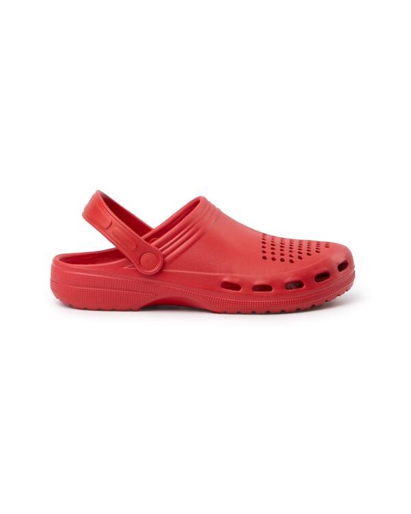 Crocs for beauty & spa center red