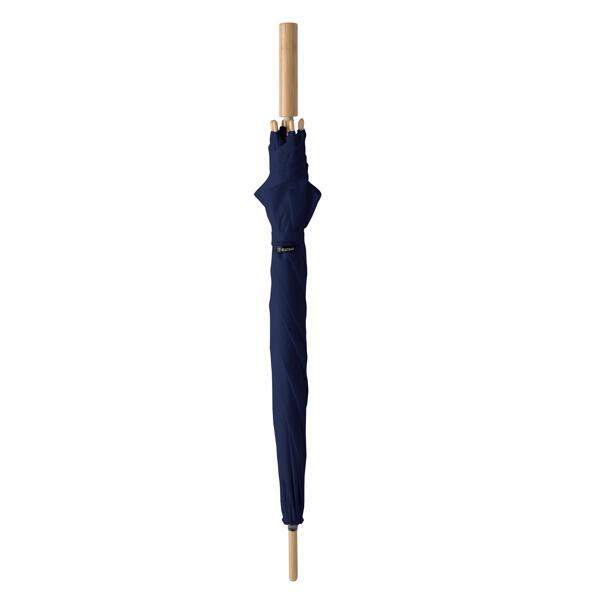 Personalised Recycled Bamboo Umbrella Navy with name or logo printed