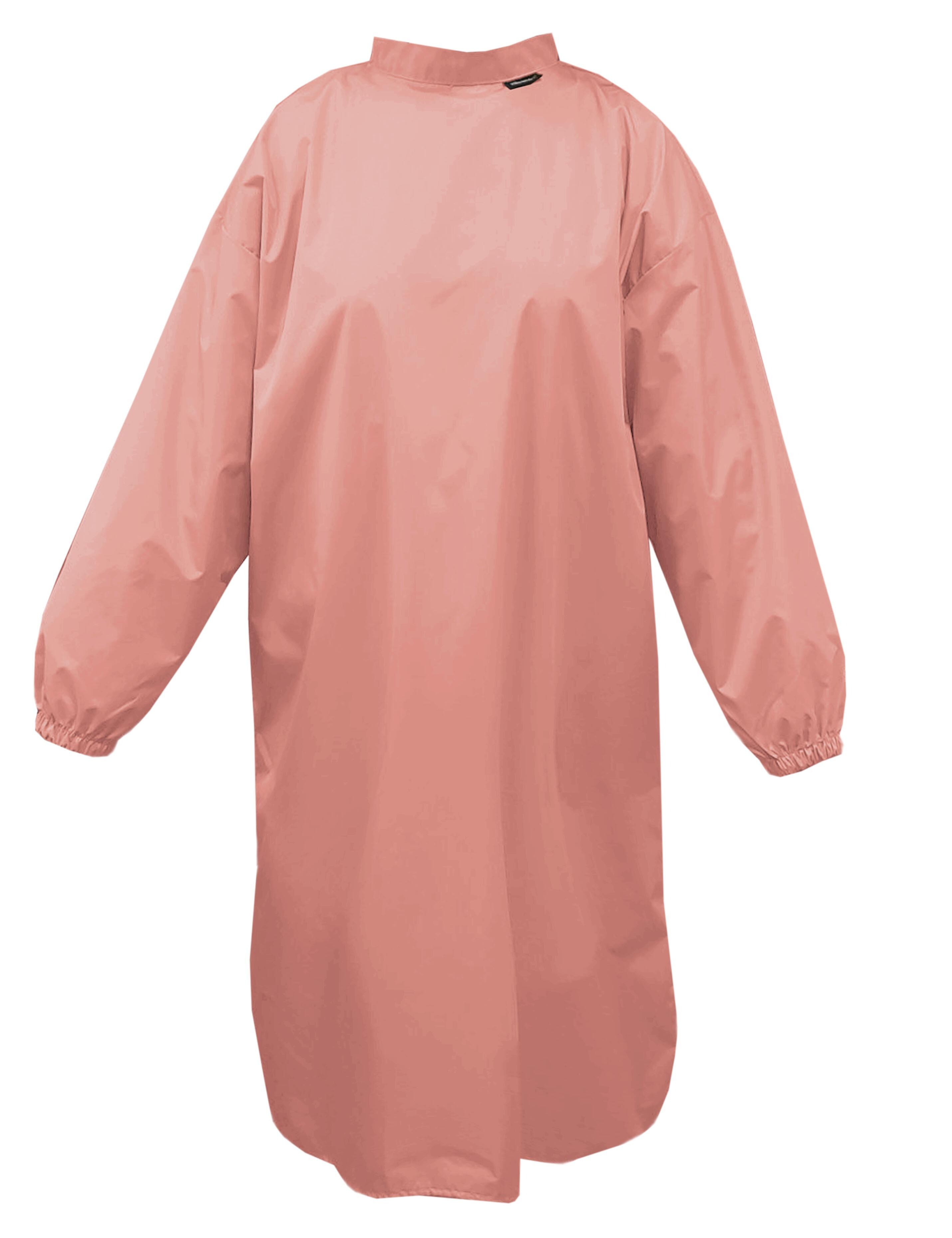 Nibano Hairdressing gown with sleeves peach