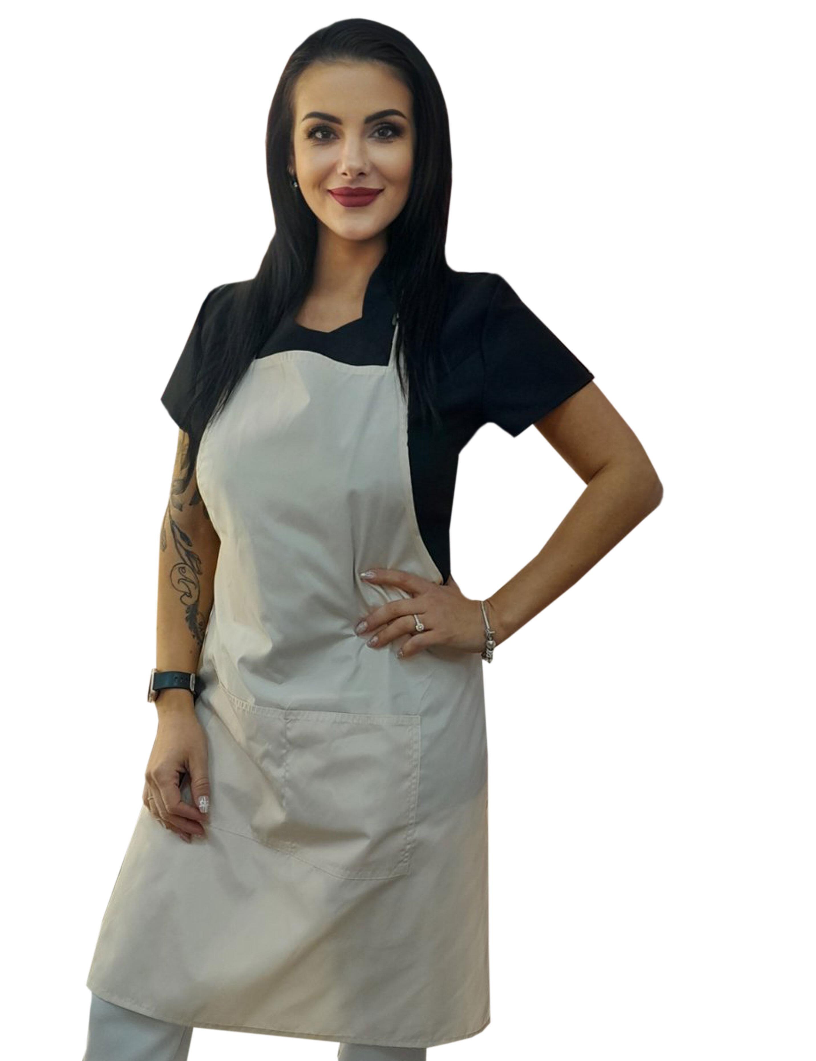 Hairdresser’s waterproof apron cream