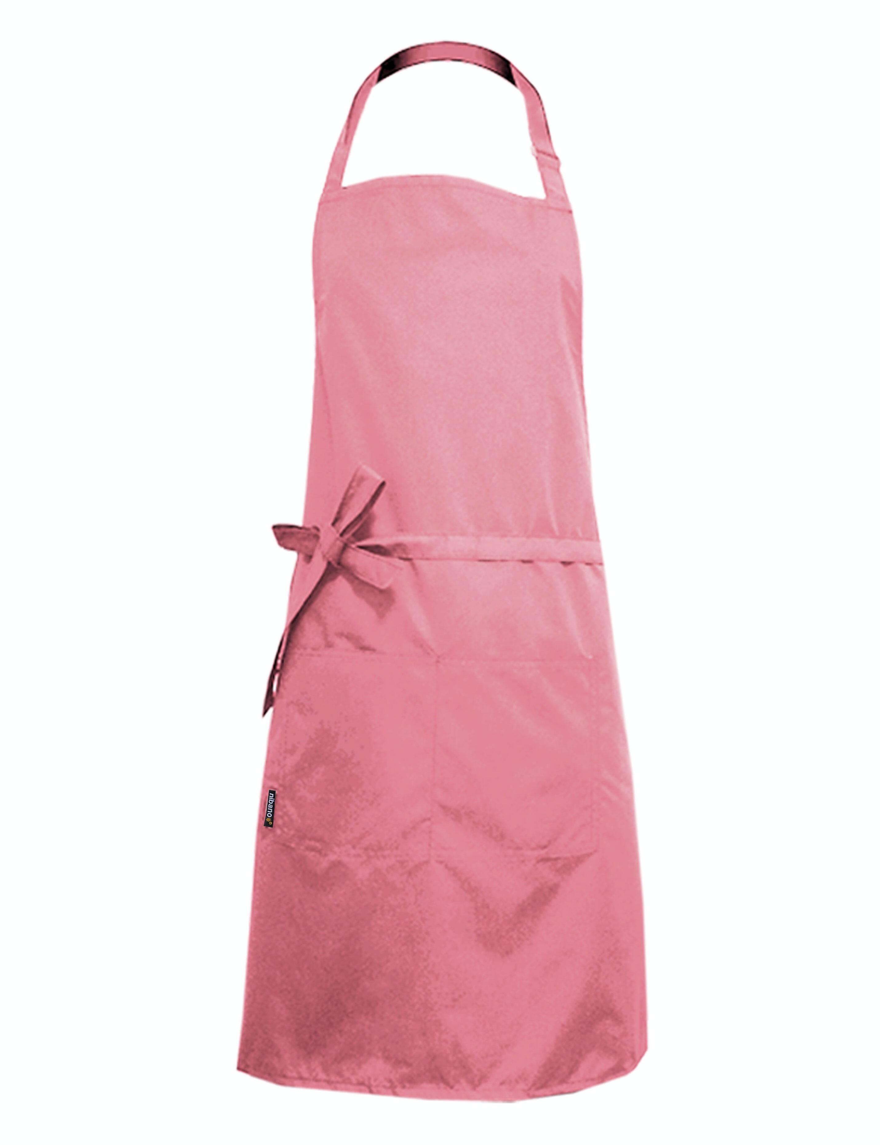 Nibano waterproof hair and beauty salon apron rose gold