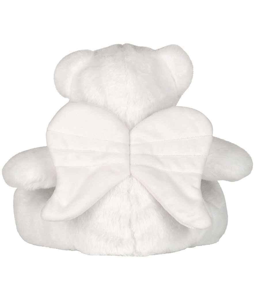 Personalised bridal gift angel bear white