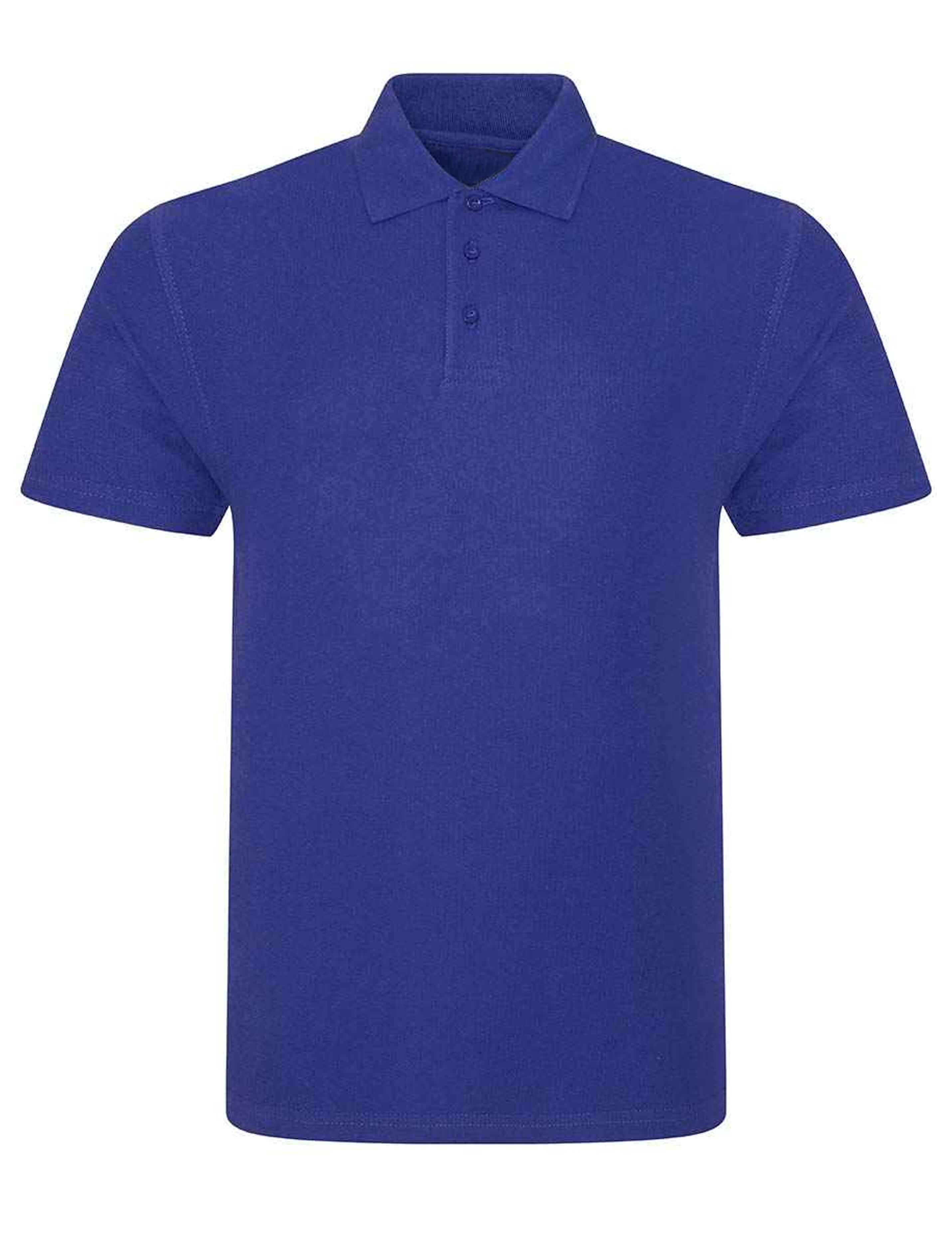 Purple polo shirt polycotton comfortable everyday wear
