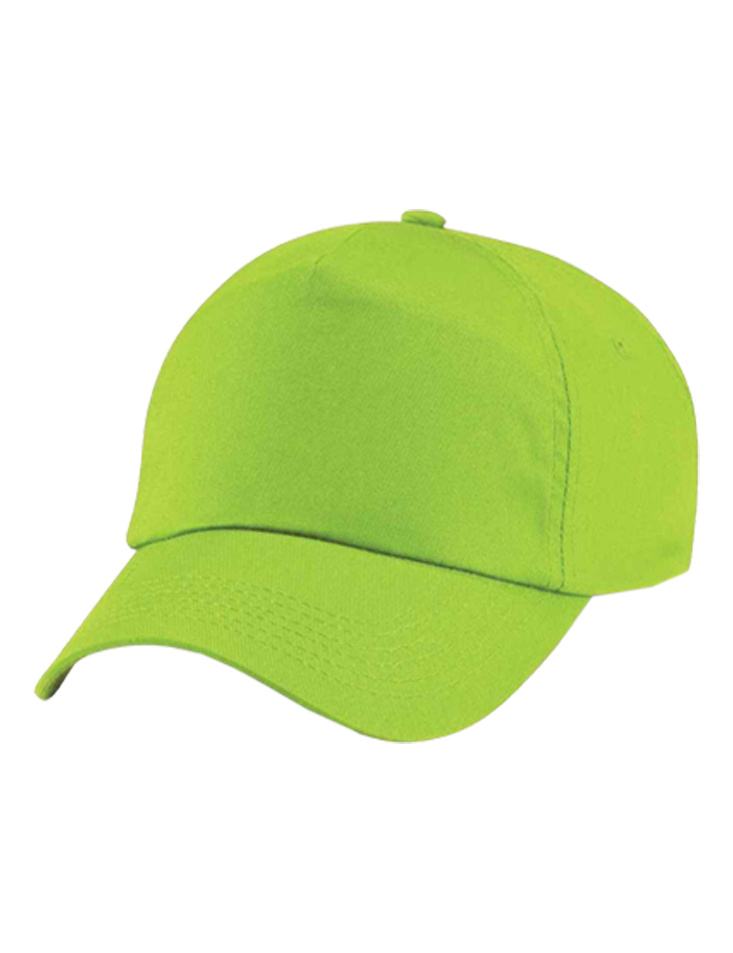 Customisable premium Lime cap for workwear or casual wear