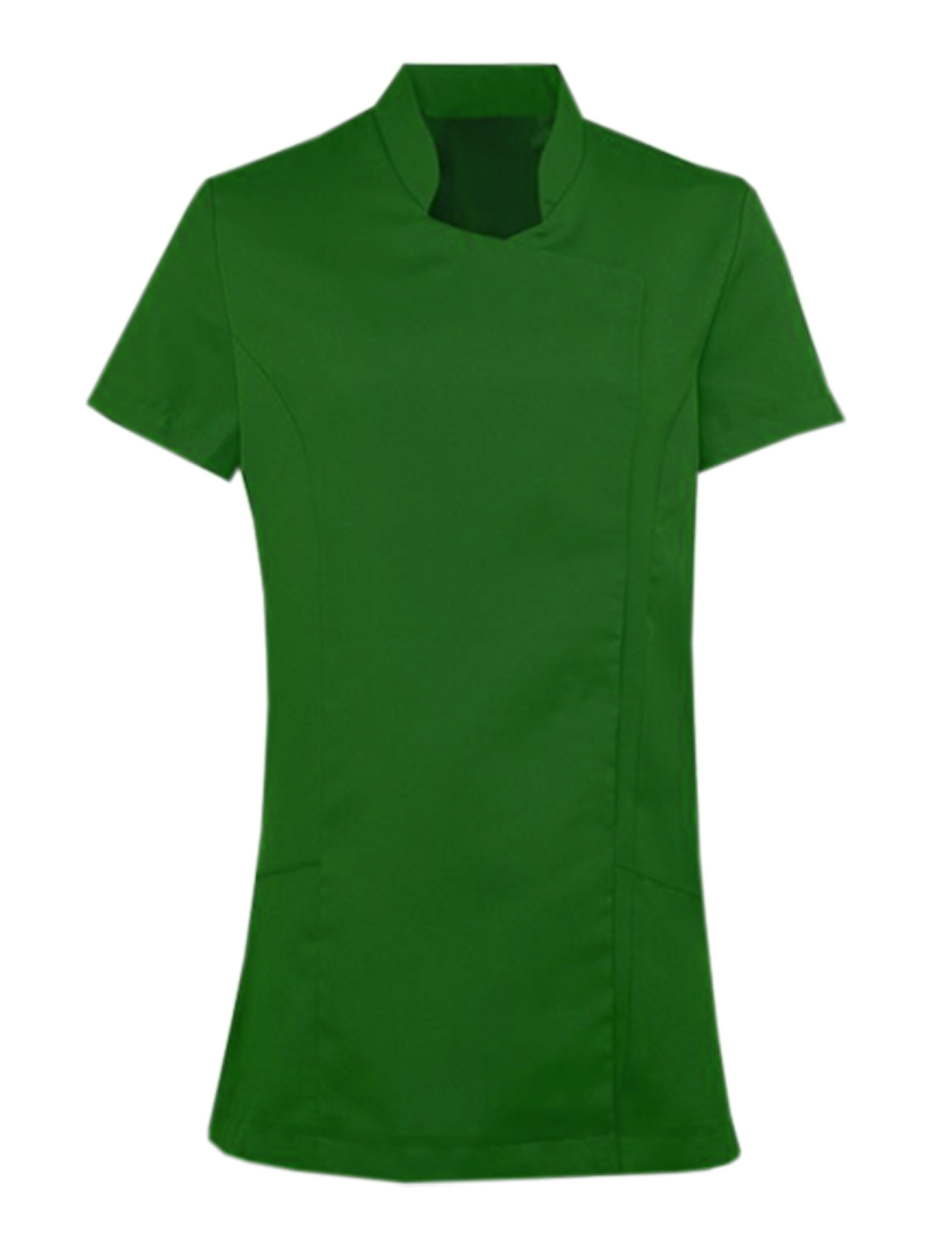 Custom Women's Beauty Tunic with Pockets Kelly Green