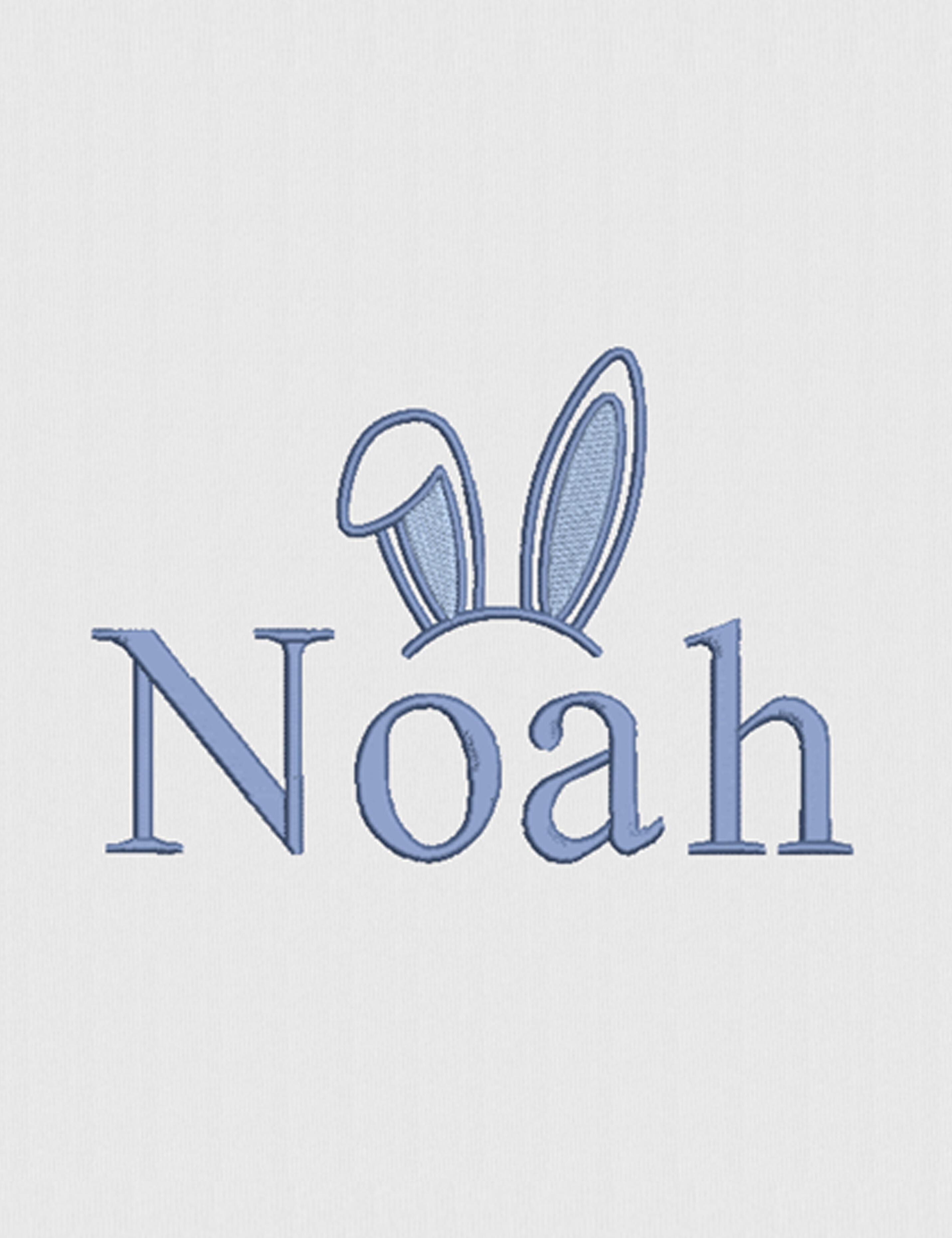 Personalised  Light Blue Soft Bunny Large