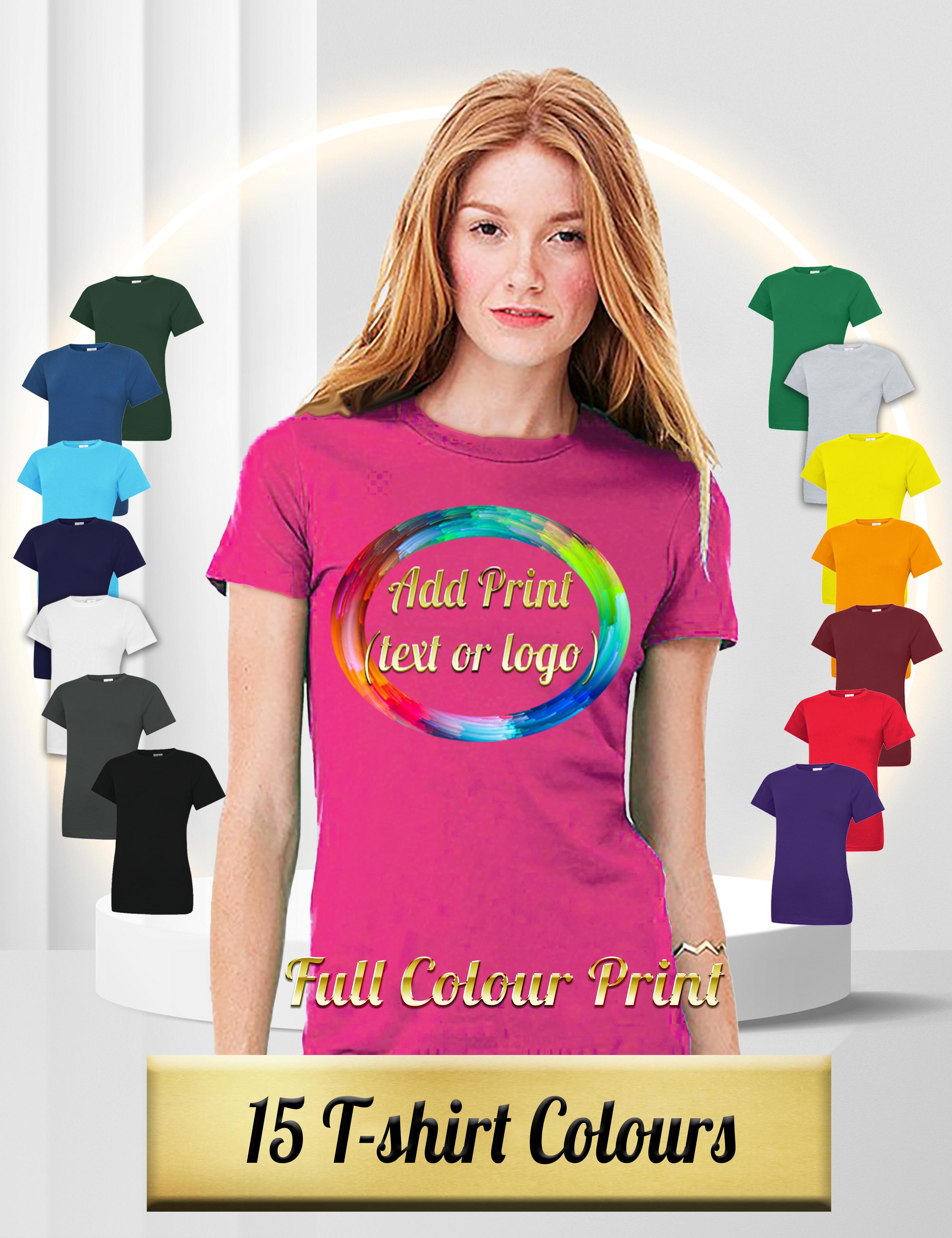 Full Colour Printed Women's T-shirt