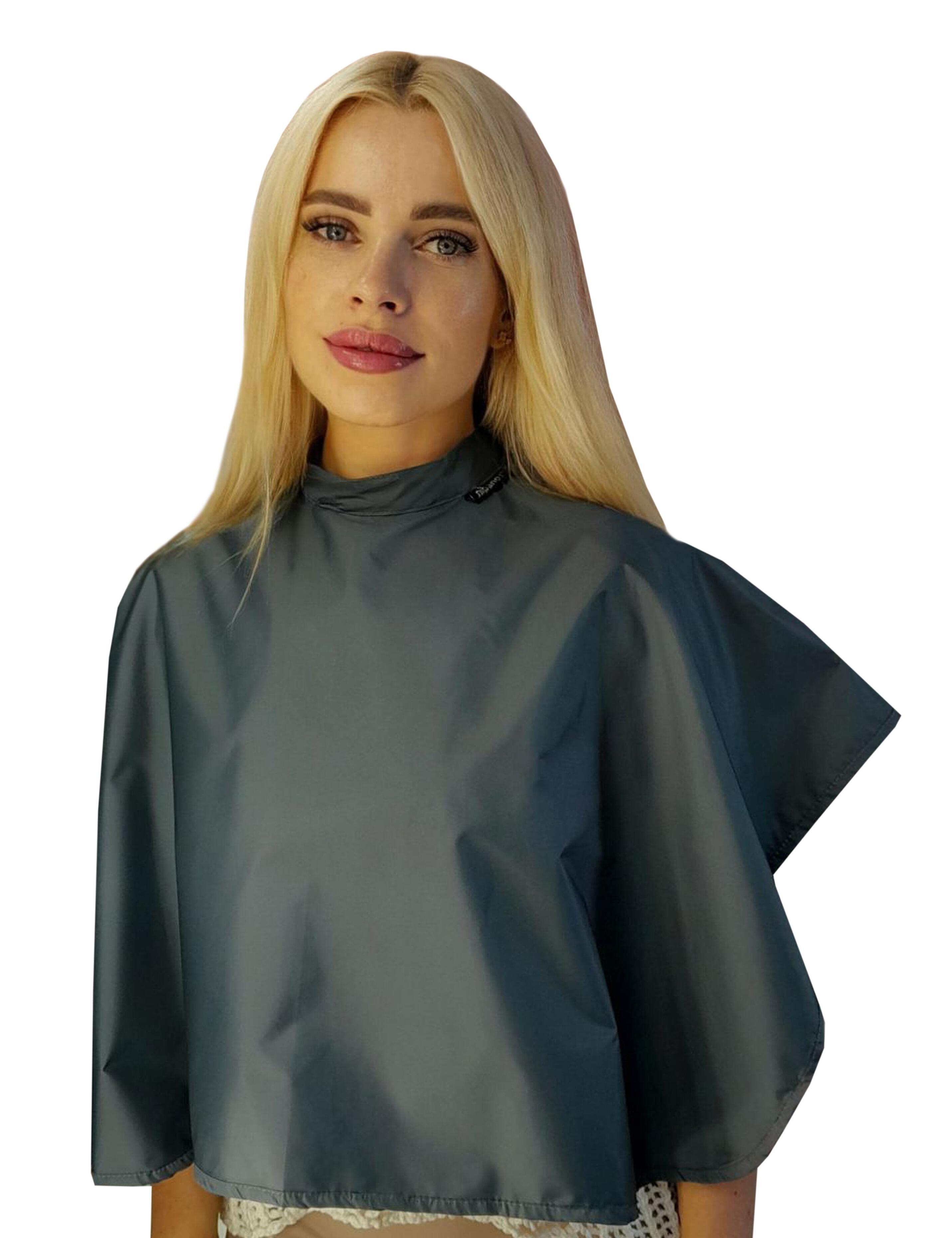 Custom waterproof makeup cape Dark Grey