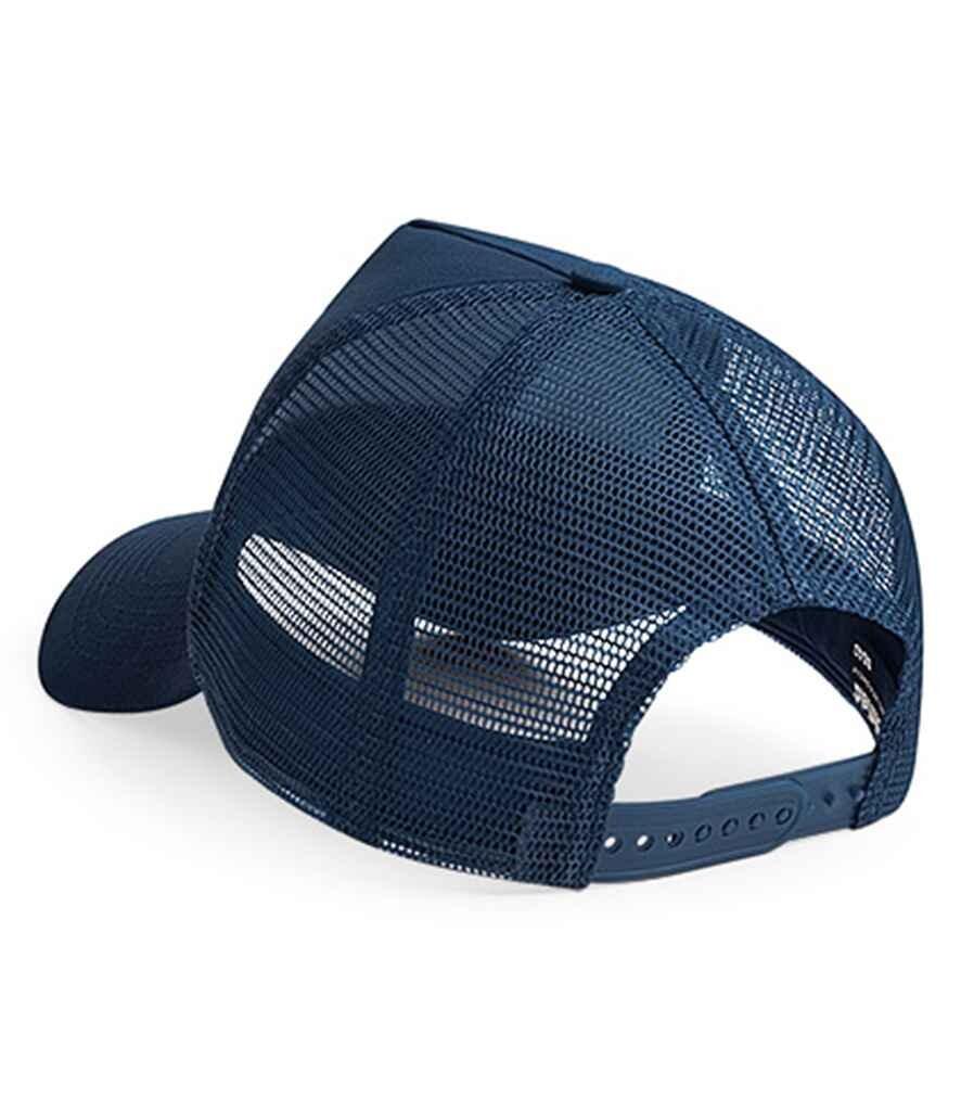 Custom Embroidered Snapback Trucker Cap Navy