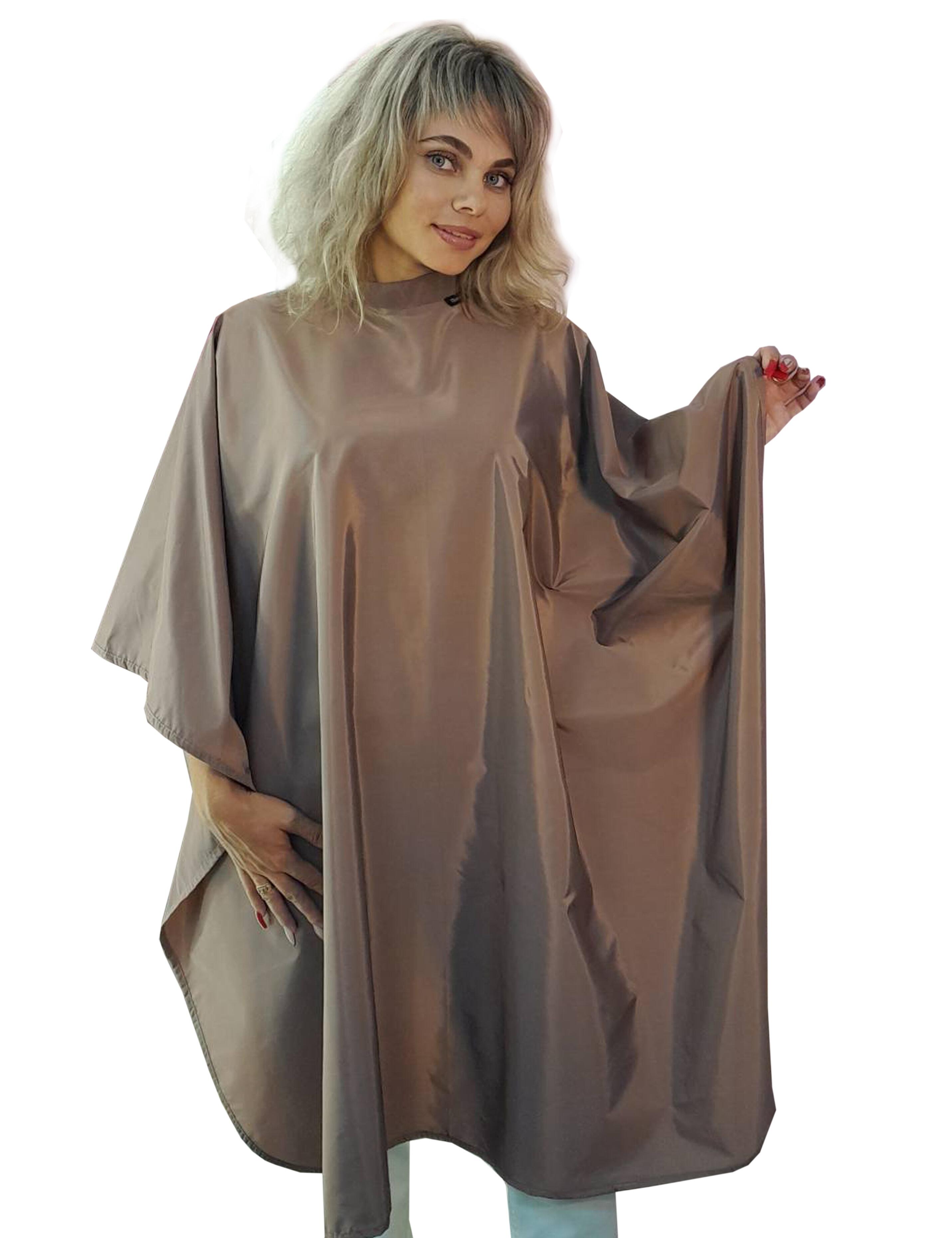 Custom Hairdressing gown coffee