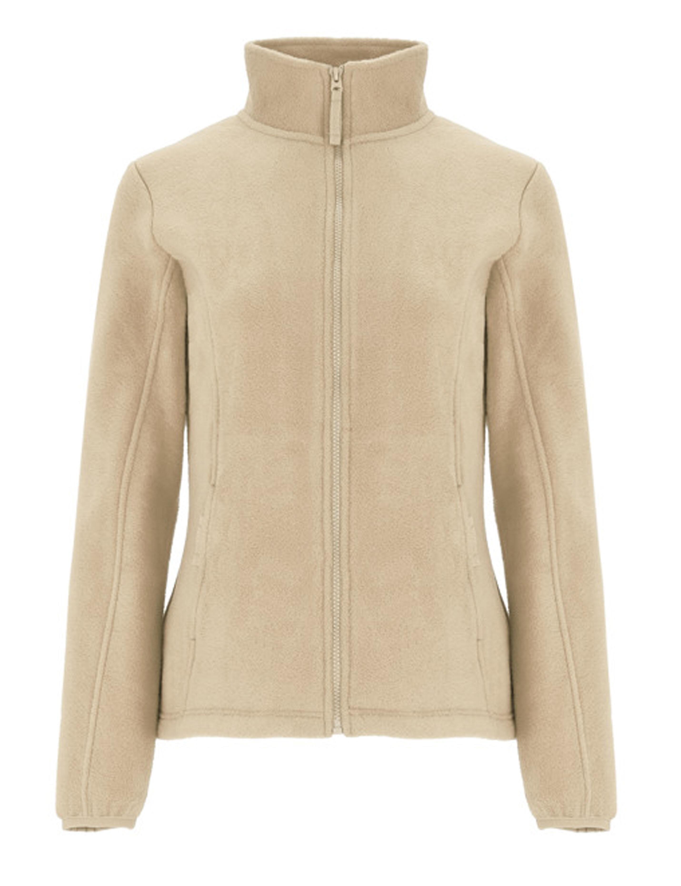 cappuccino fleece jacket women plain or embroidered