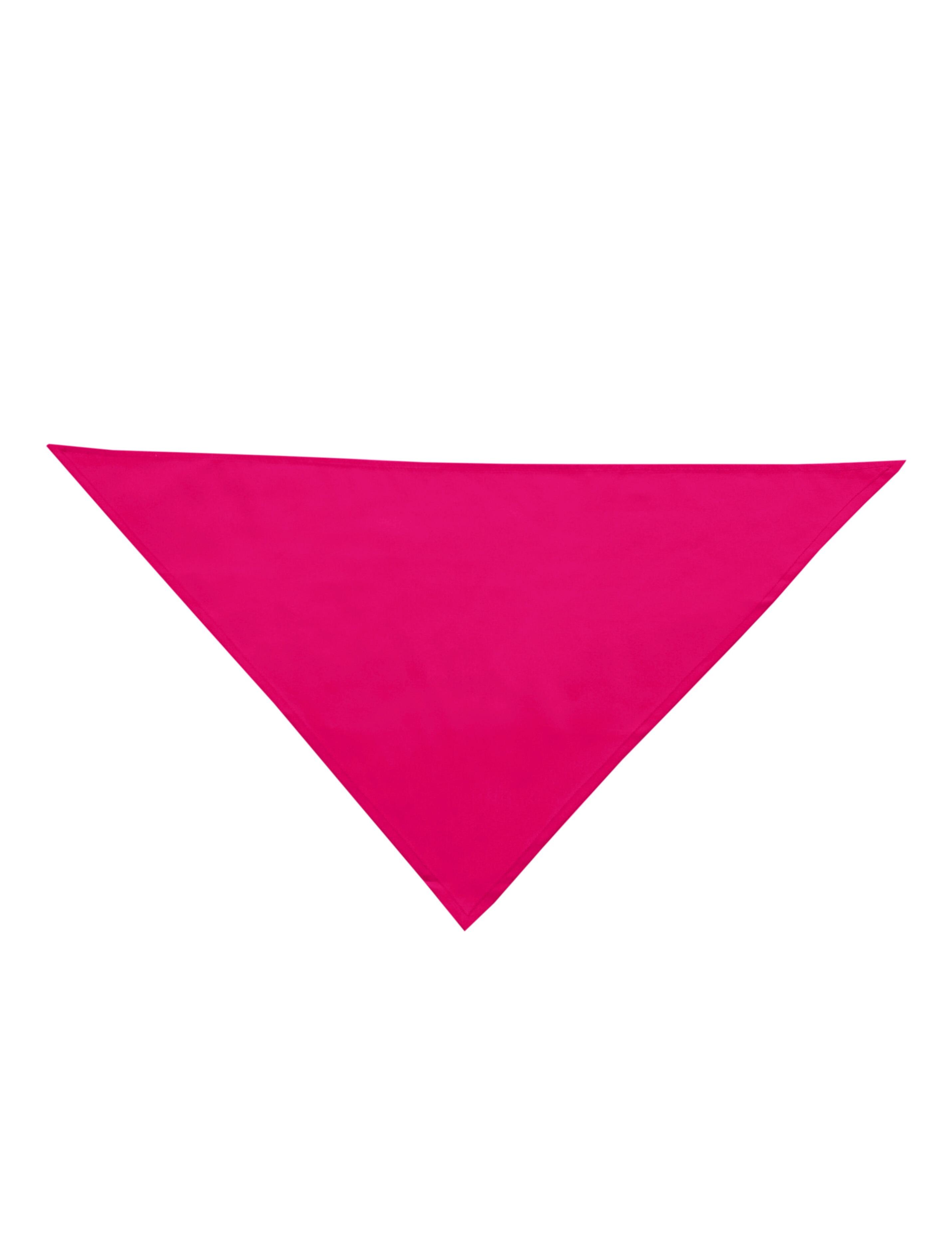 Hot Pink chef neck scarf with custom logo printing or embroidery