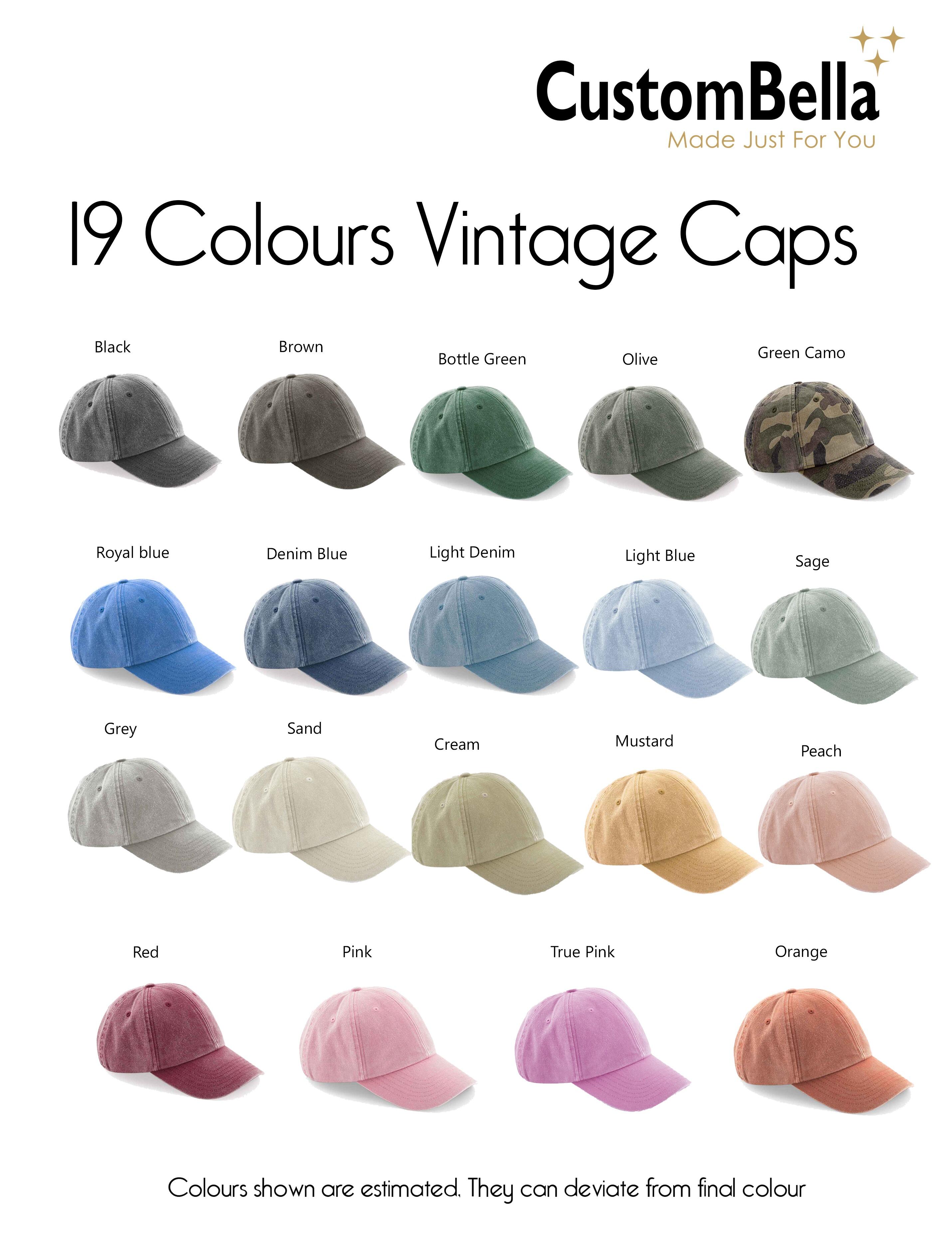 Plain or embroidered light blue baseball cap retro look