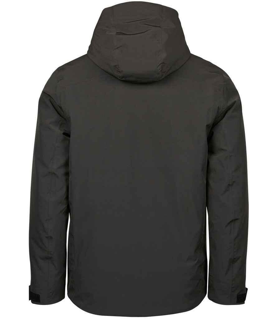 Custom Breathable Winter Jacket Black with embriodery