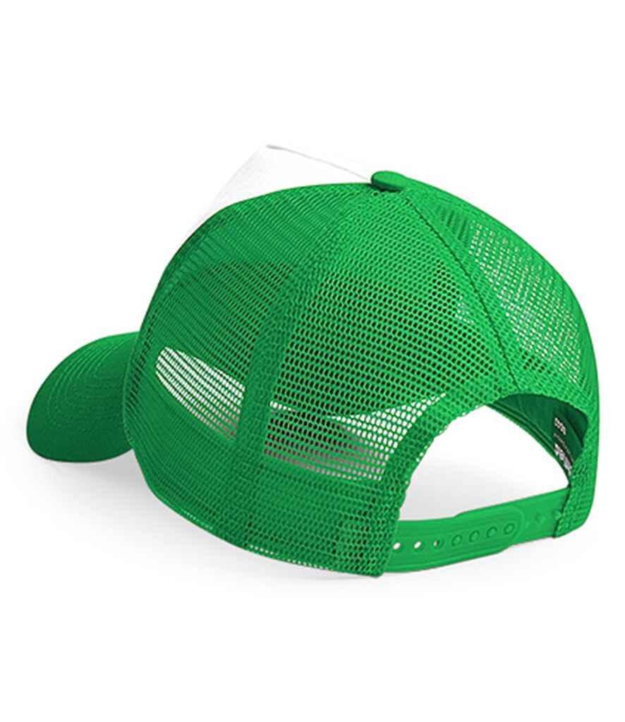 Custom Embroidered Snapback Trucker Cap green/white