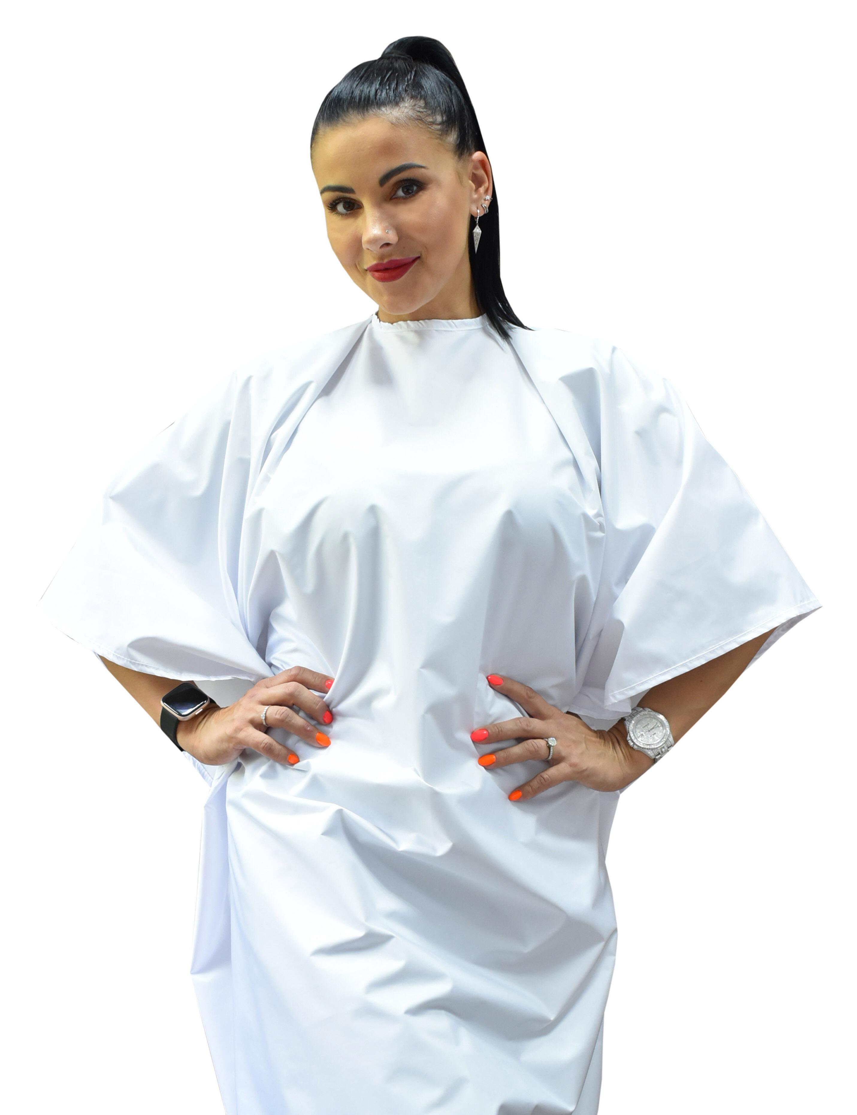 Hair salon cape white