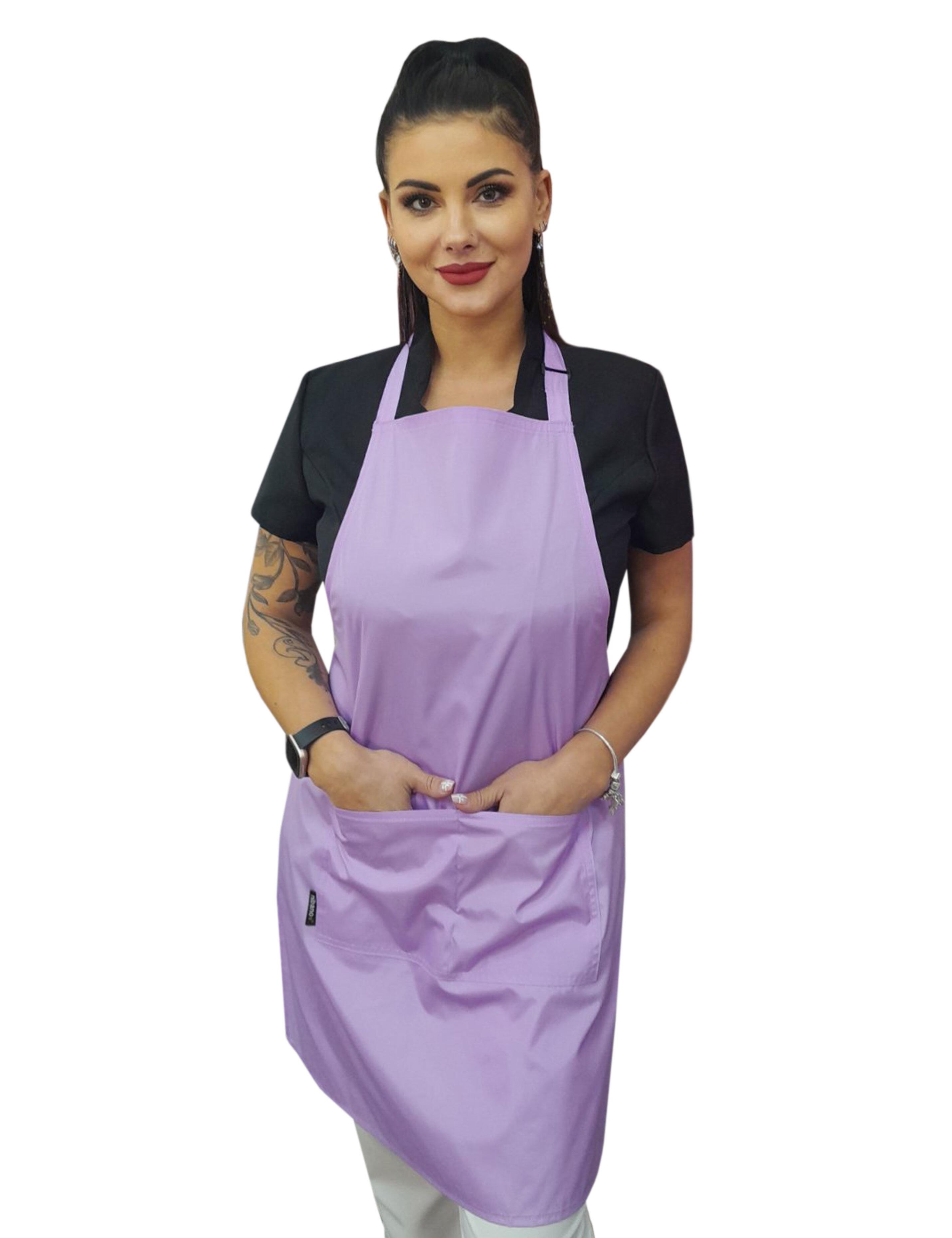 Hairdresser’s waterproof apron lilac