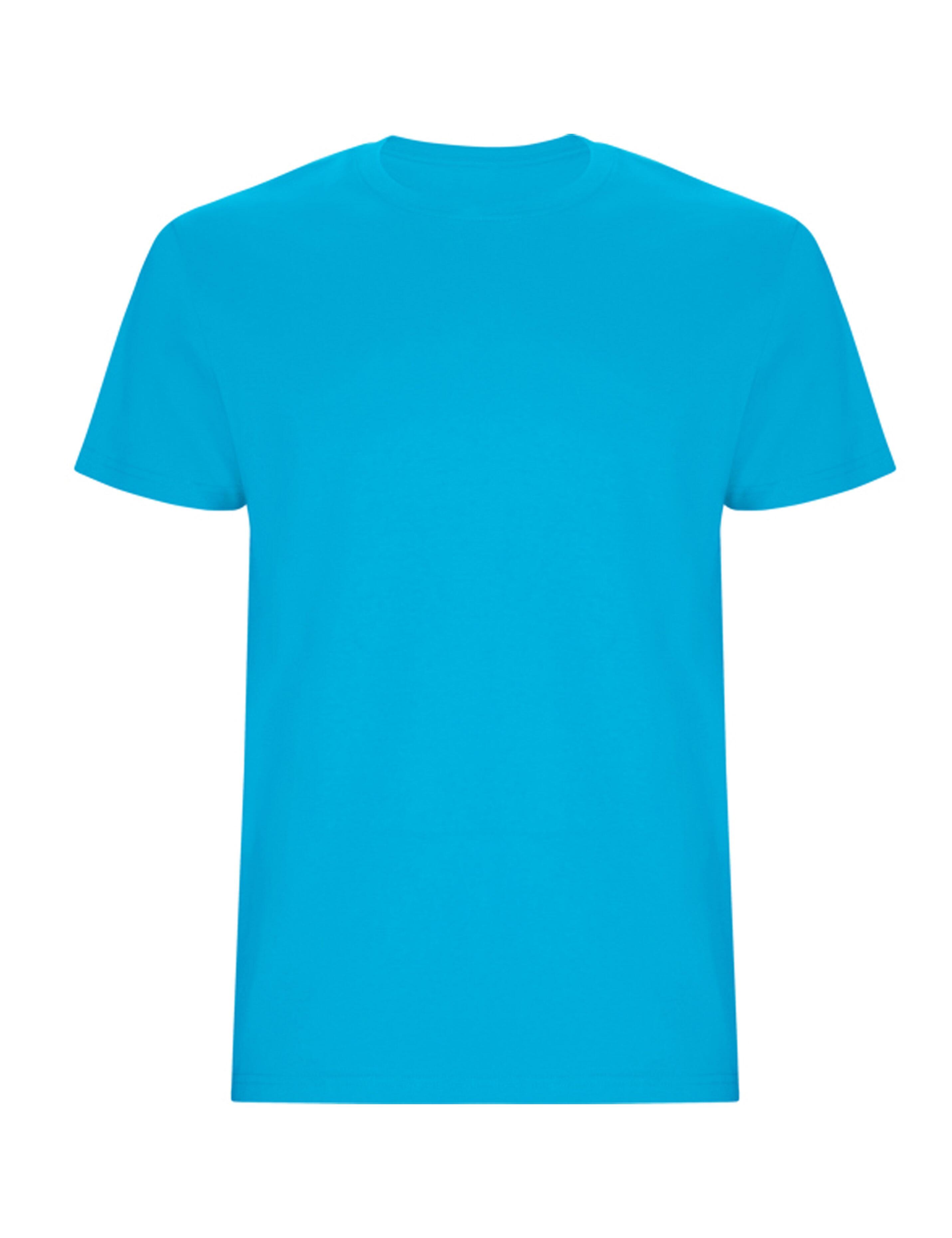 Men's Heavyweight Short Sleeve Turquoise T-shirt