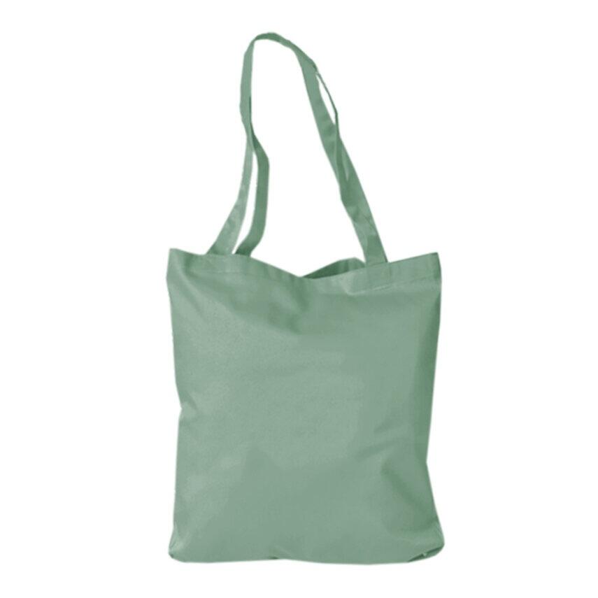 Olive polycotton tote bag