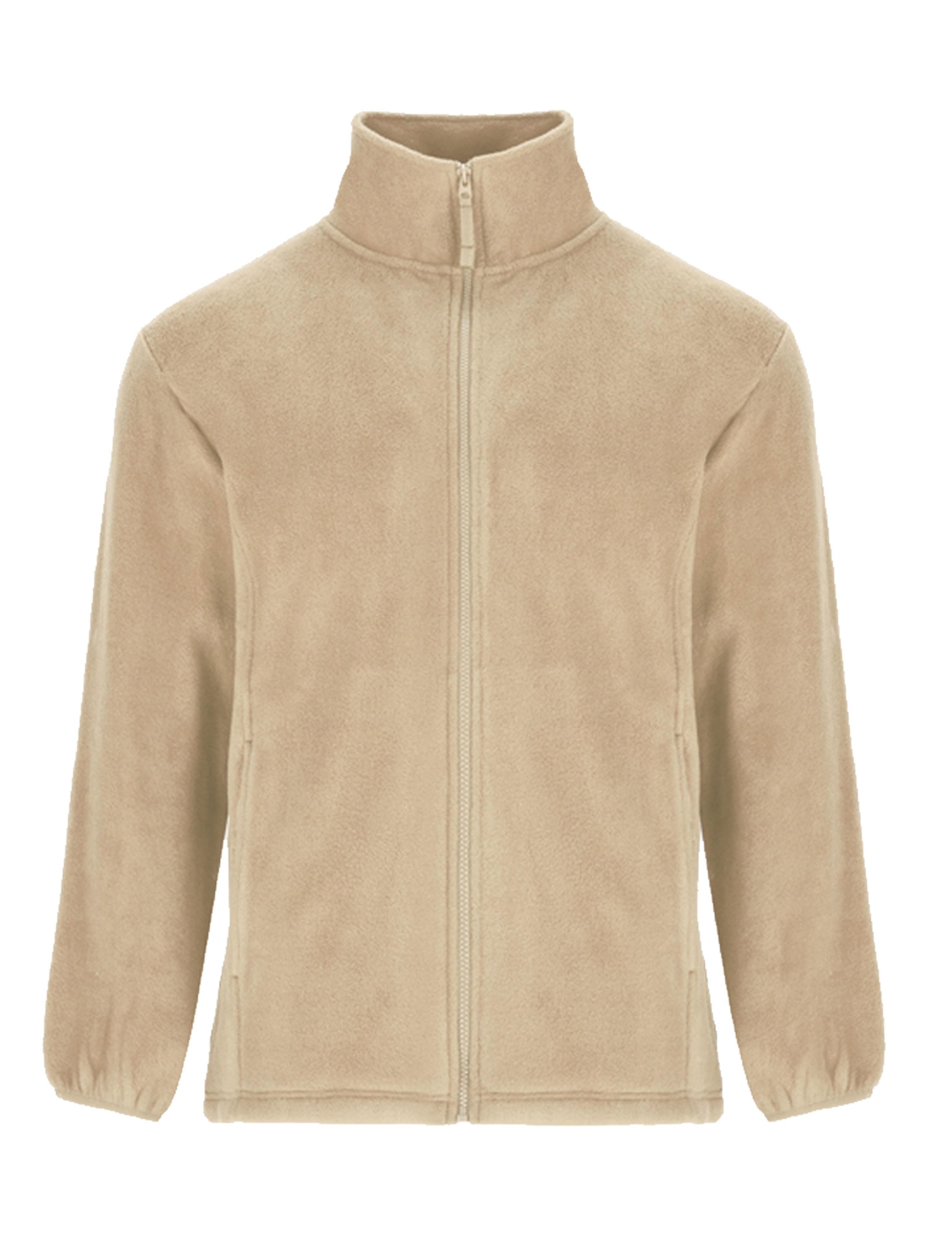 Cappuccino fleece jacket plain or embroidered