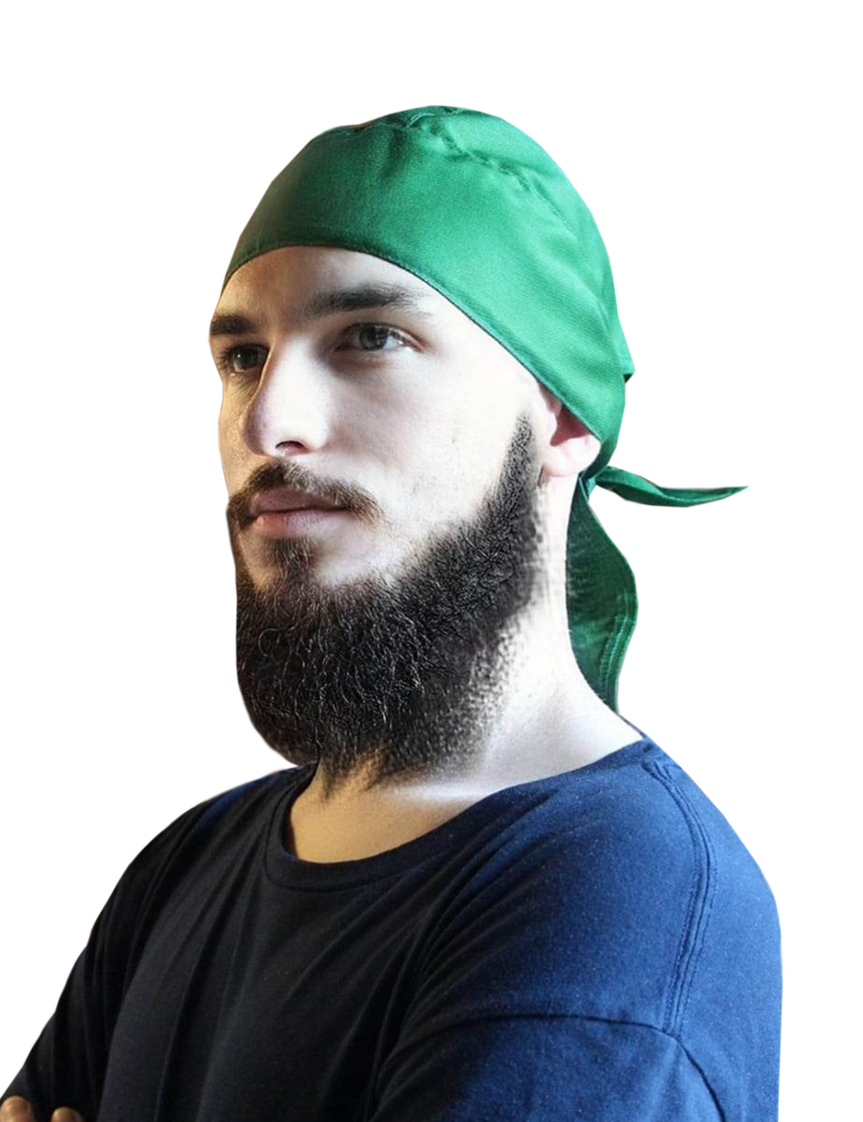 Professional Kelly Green chef bandana for restaurants and catering