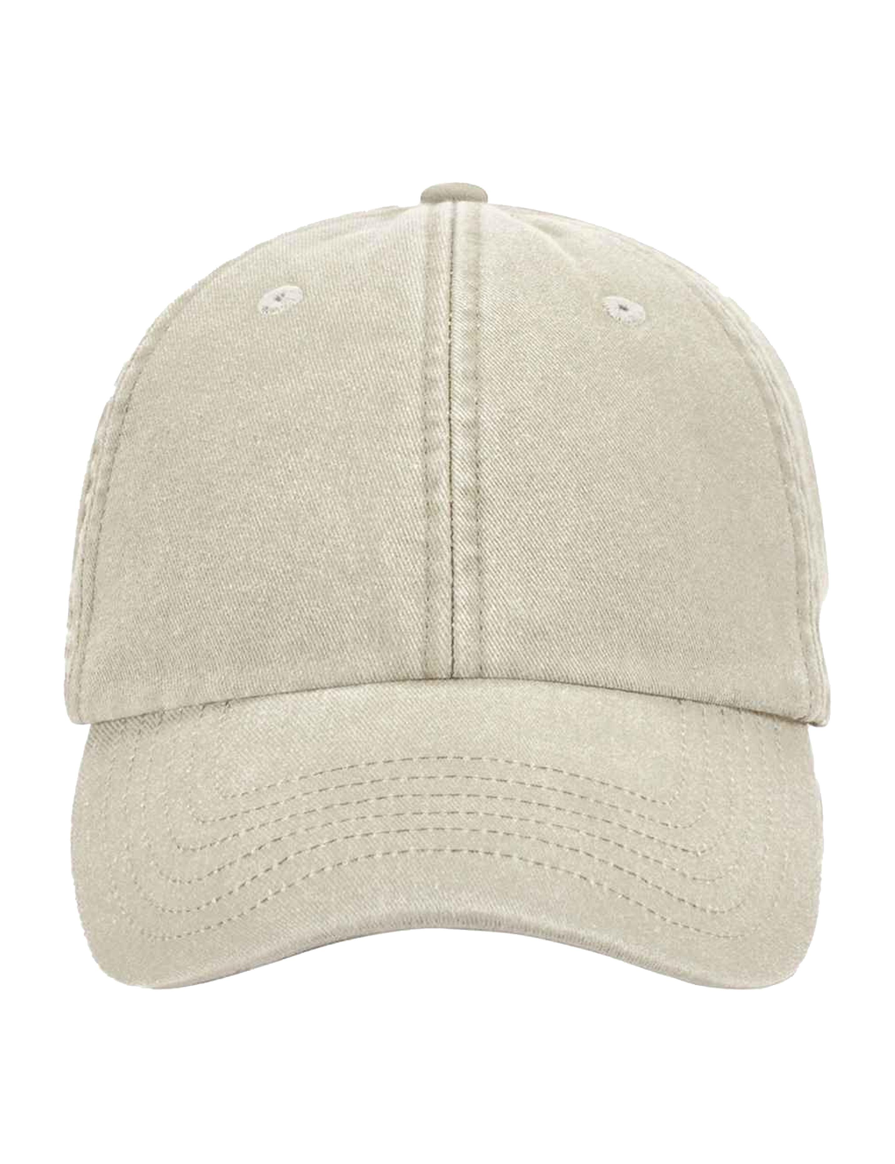 Vintage sand low profile baseball cap plain or embroidered
