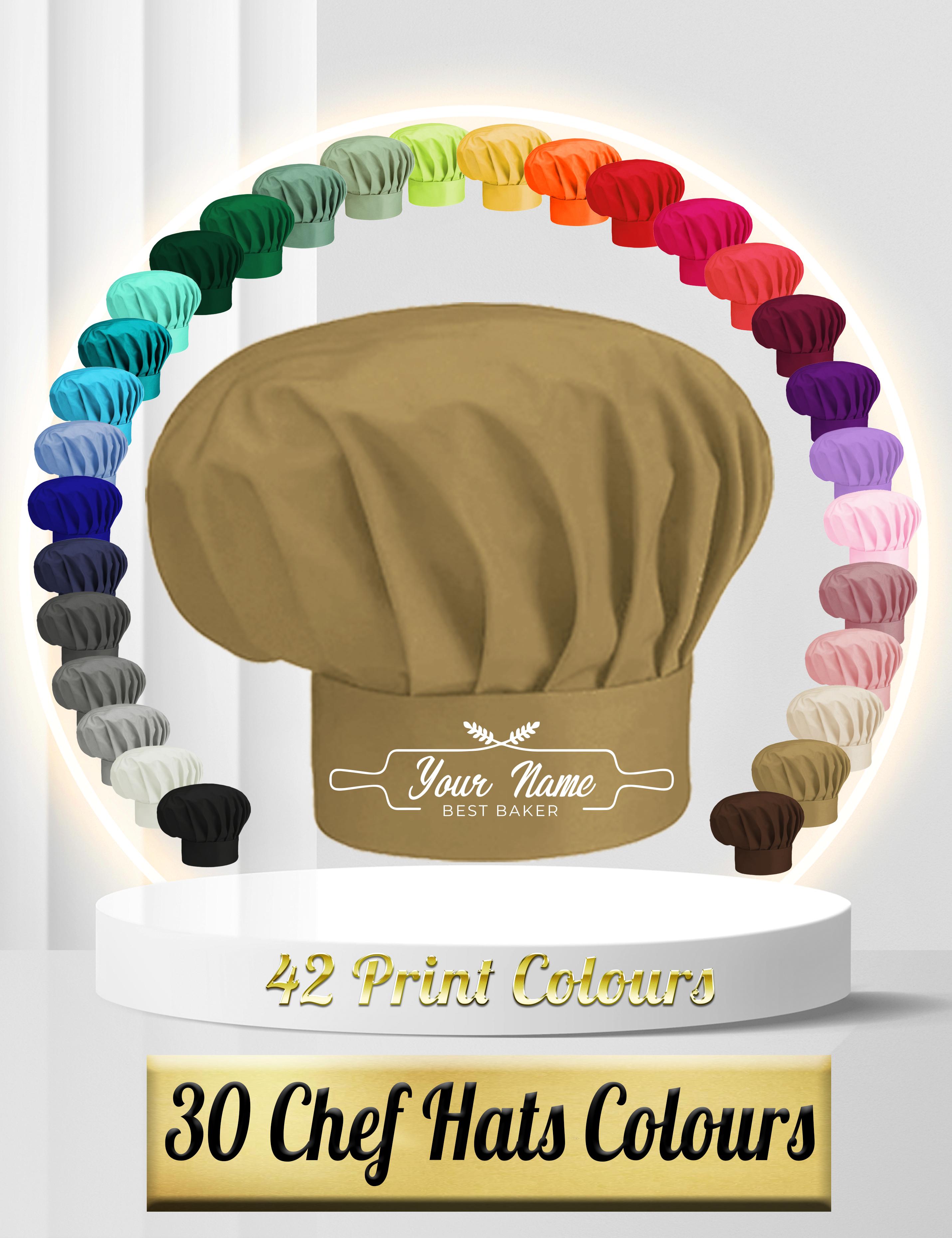 Best Baker Chef's Hat Printed